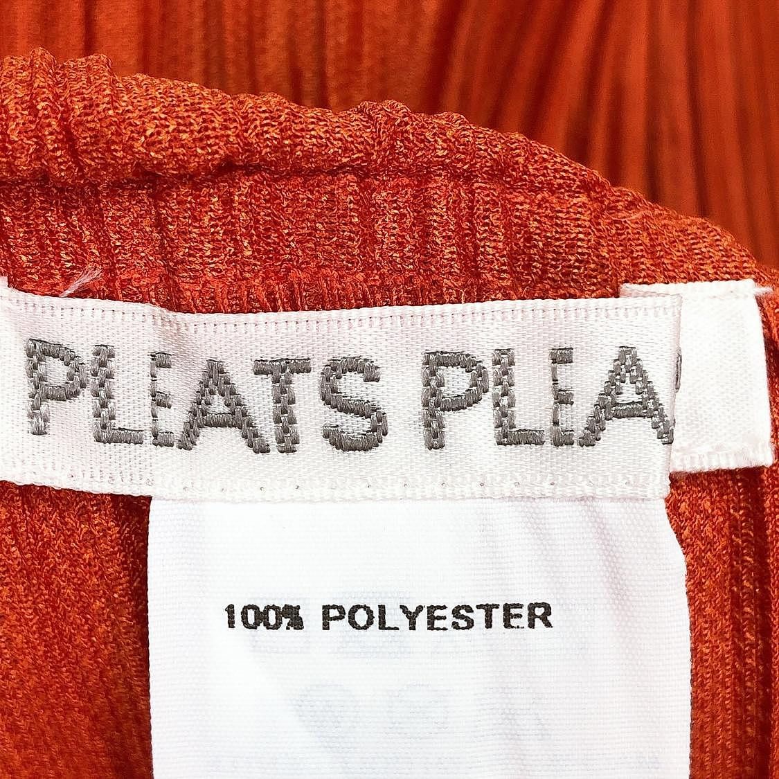 Pleats Please Issey Miyake Pleats Please Issey Miyake Orange Pleated Button Up Size 5 Size XL / US 12-14 / IT 48-50 - 3 Thumbnail