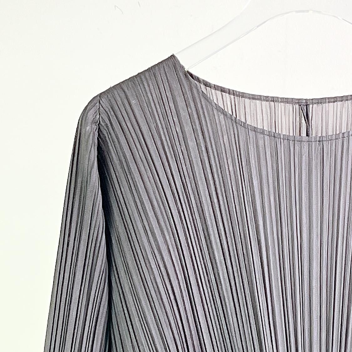 Pleats Please Issey Miyake Pleats Please Issey Miyake Pleated Long Sleeve Dress Size 3 Size M / US 6-8 / IT 42-44 - 6 Thumbnail