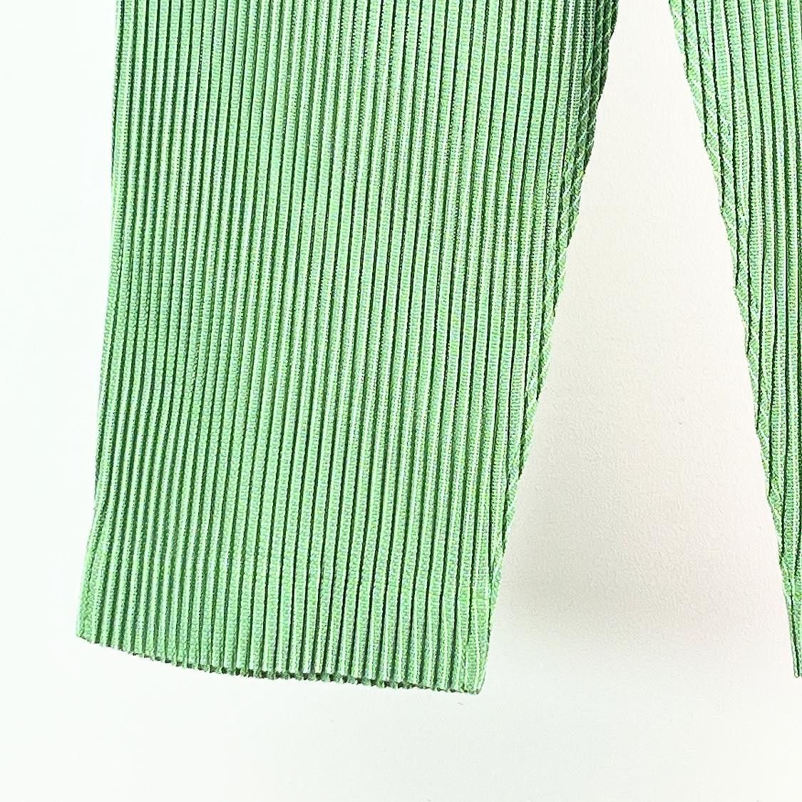 Issey Miyake Homme Plissé Issey Miyake Pleated Pants Green Size 3 Size US 34 / EU 50 - 6 Thumbnail