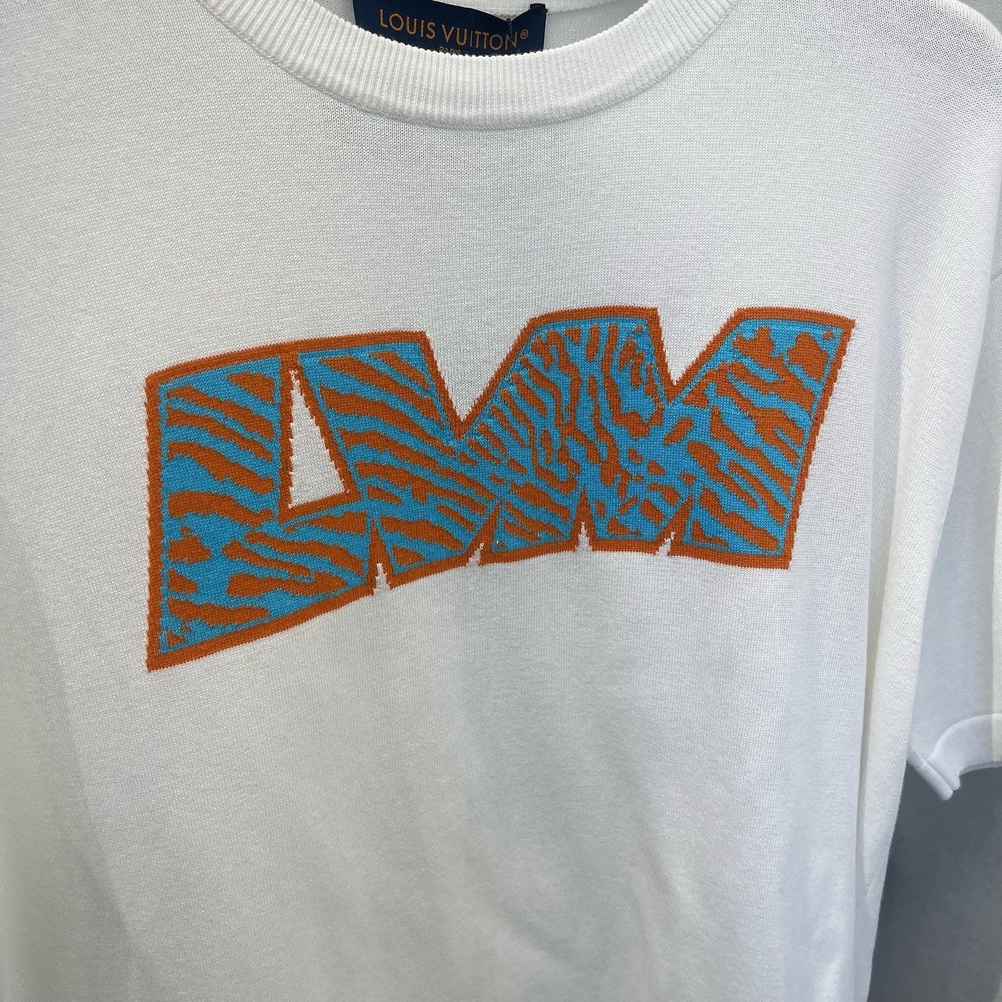 Louis Vuitton Louis Vuitton Logo Knit T-Shirt Size M Size US M / EU 48-50 / 2 - 6 Thumbnail