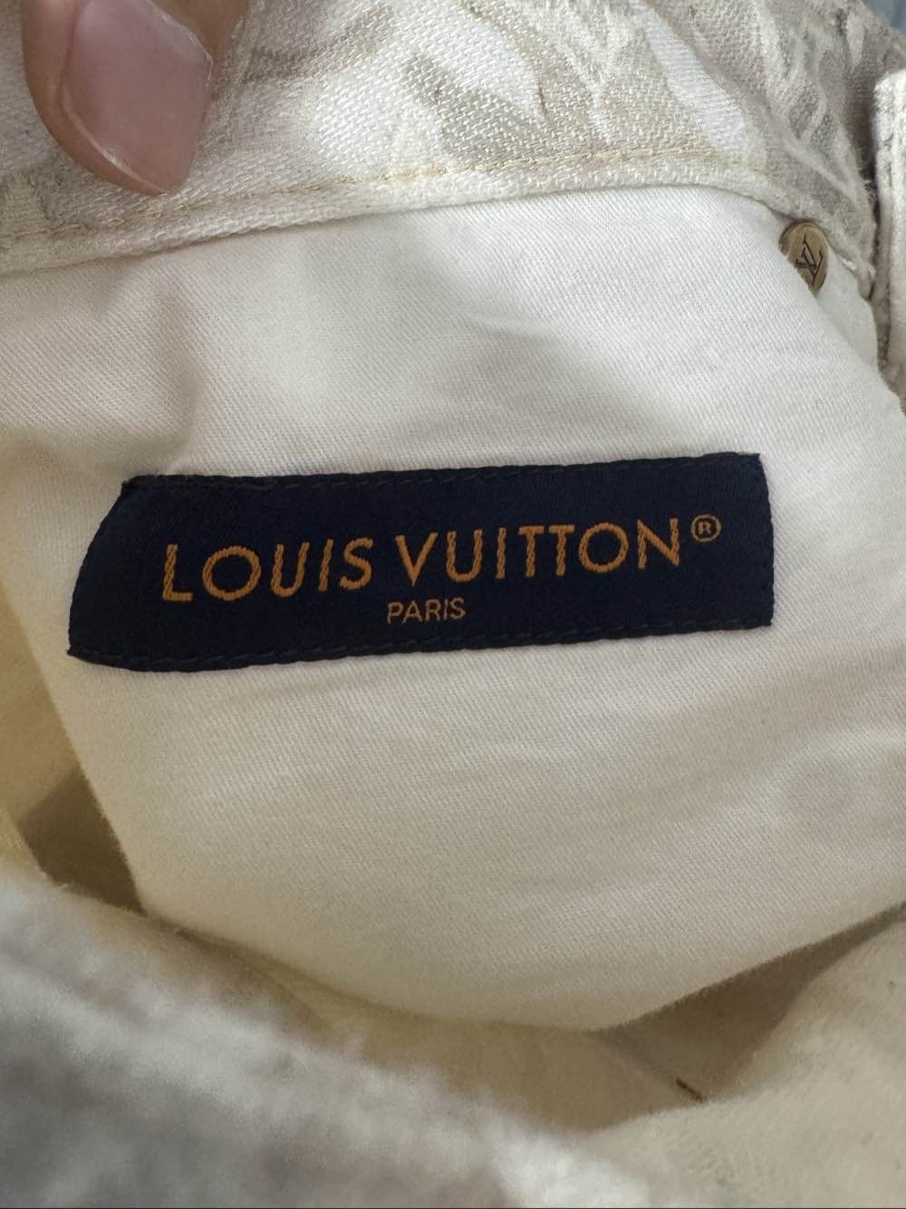 Louis Vuitton Louis Vuitton Floral Monogram Jacquard Shorts Size 31 Size US 31 - 3 Thumbnail