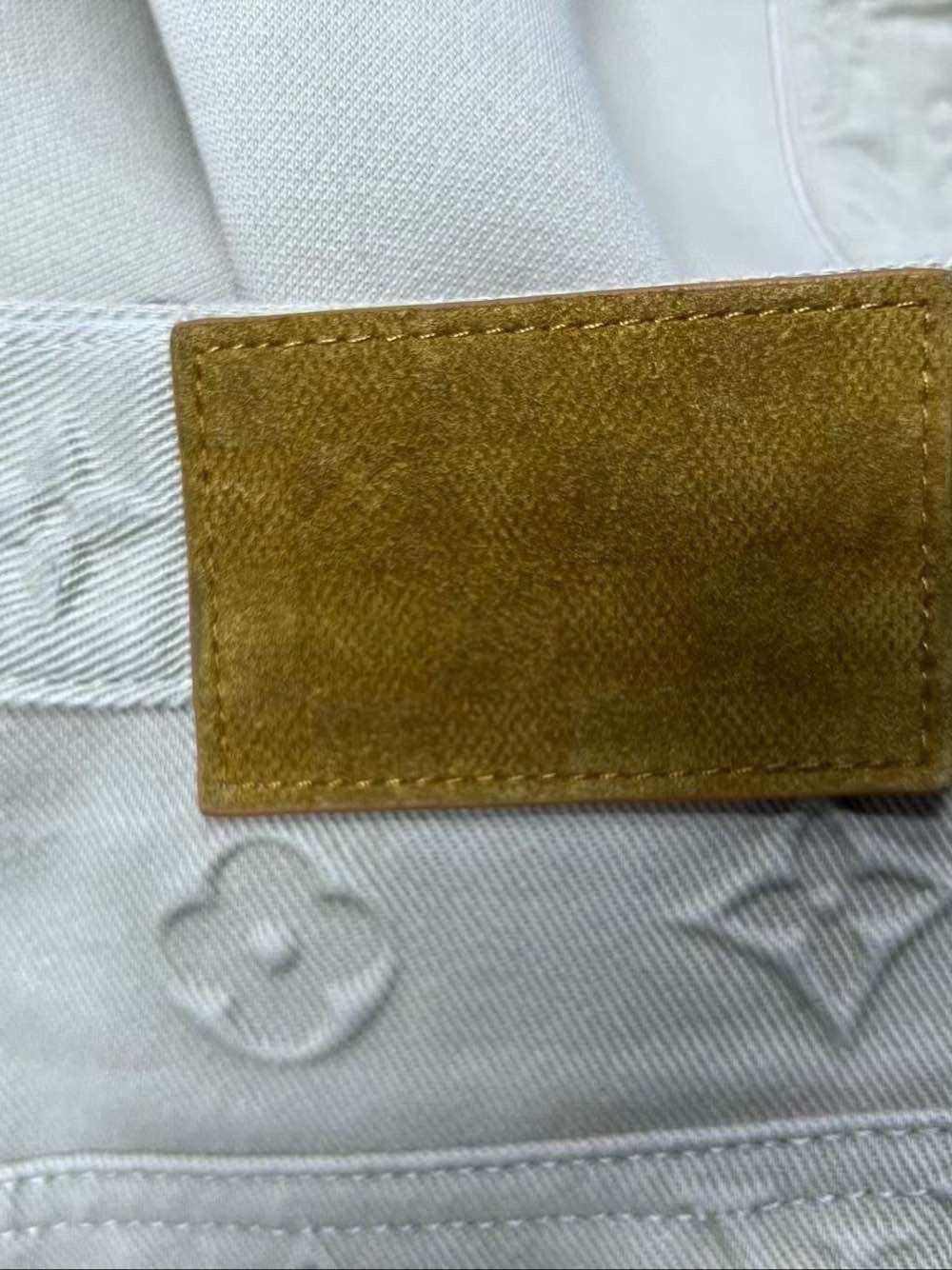 Louis Vuitton Louis Vuitton Monogram Embossed Pants US 33 Size US 33 - 5 Thumbnail