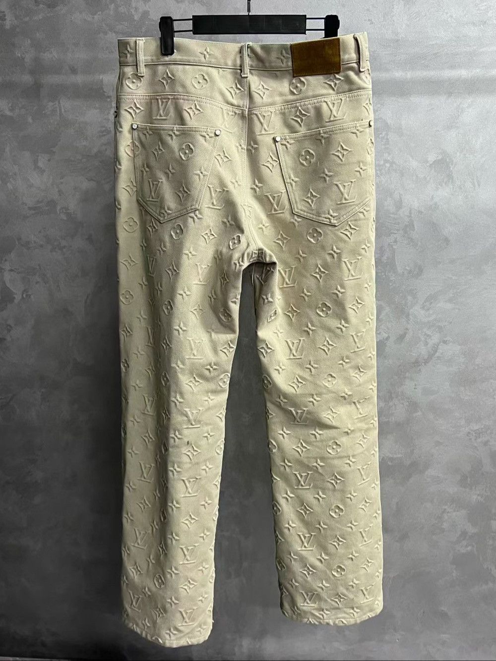 Louis Vuitton Louis Vuitton Monogram Embossed Pants US 33 Size US 33 - 2 Thumbnail