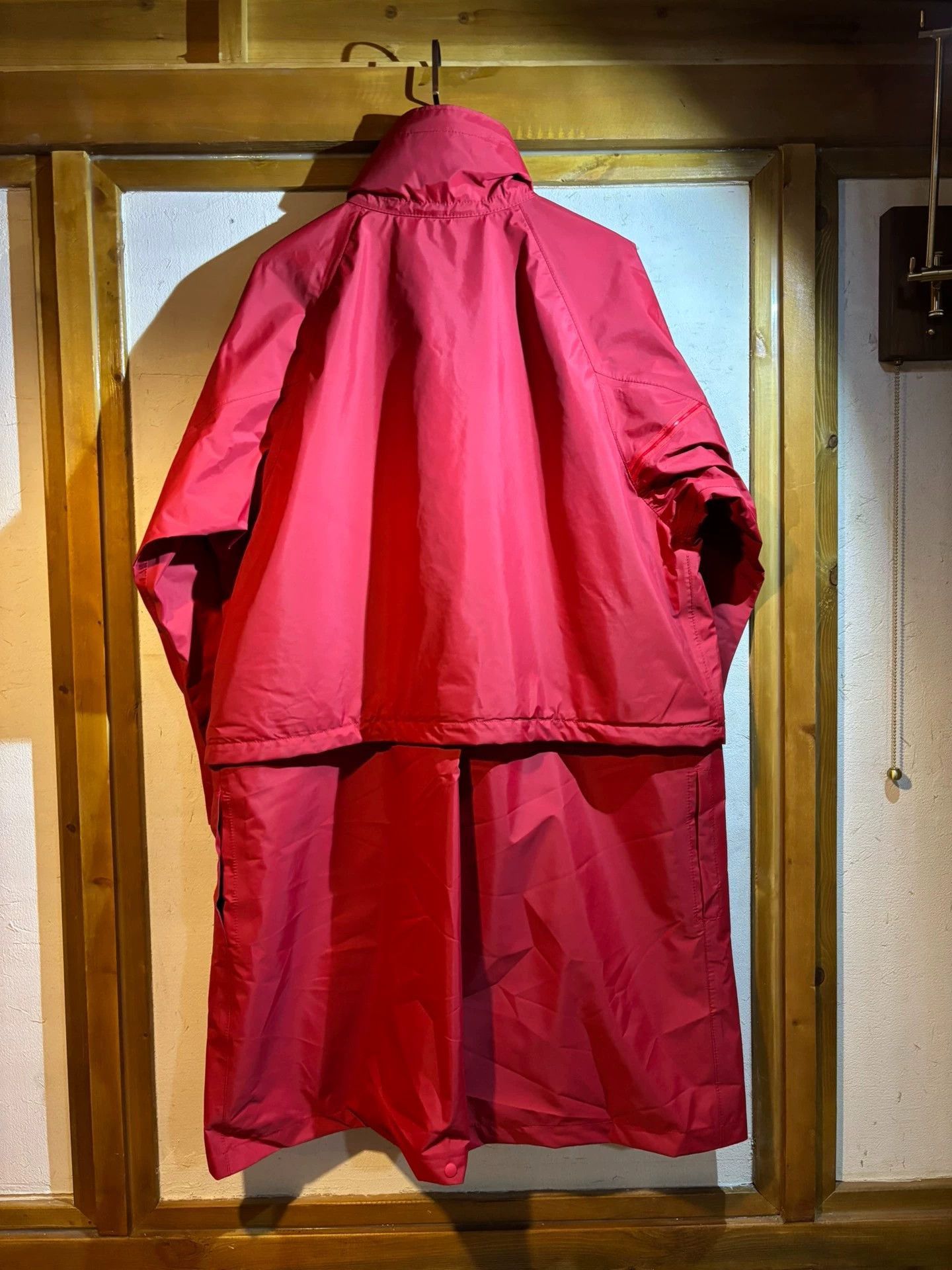 PHINGERIN Red High Collar Zip-Up Light Jacket Size US L / EU 52-54 / 3 - 9 Thumbnail