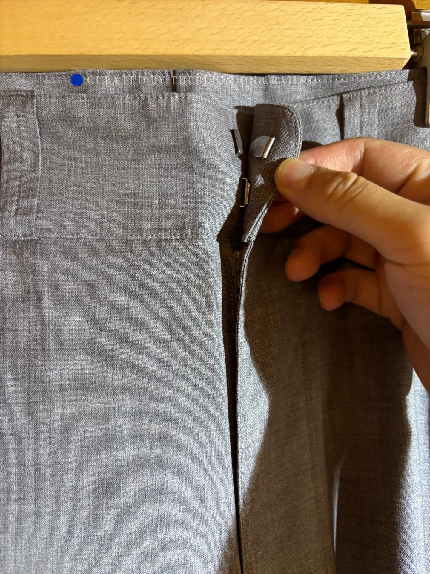 DIGAWEL Gray Casual Cargo Pants with Multi Pockets Size US 34 / EU 50 - 2 Thumbnail
