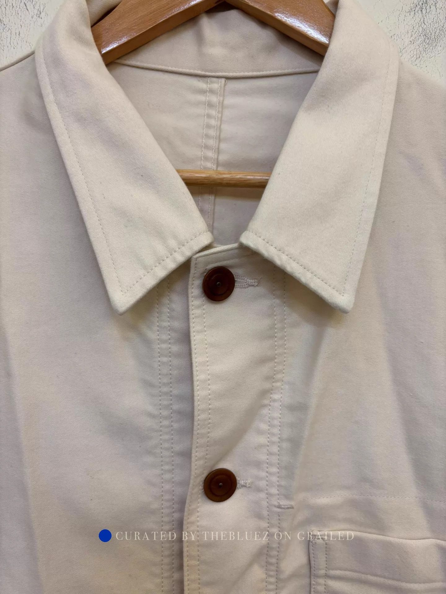 Nanamica Beige Button-Front Light Jacket Size US L / EU 52-54 / 3 - 2 Thumbnail