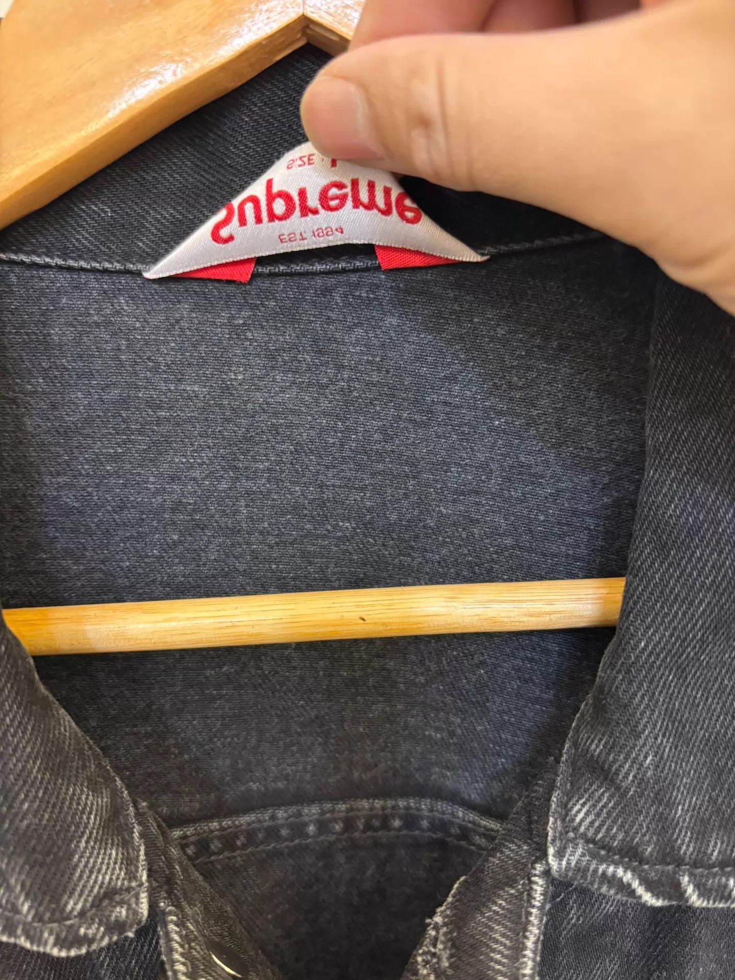 Supreme Black Denim Jacket - Size L Size US L / EU 52-54 / 3 - 3 Thumbnail