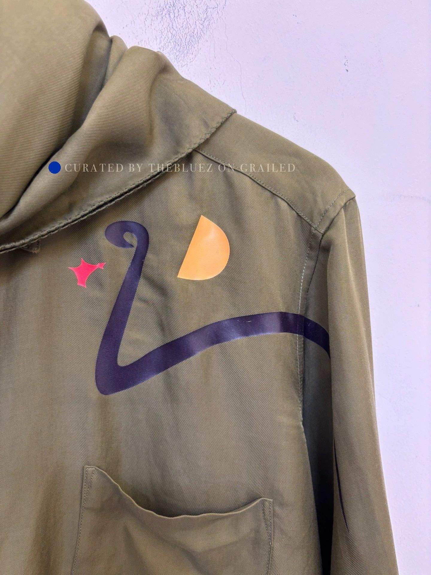 TOGA VIRILIS Green Long Sleeve Button-Up Shirt with Abstract Design Size US M / EU 48-50 / 2 - 7 Thumbnail