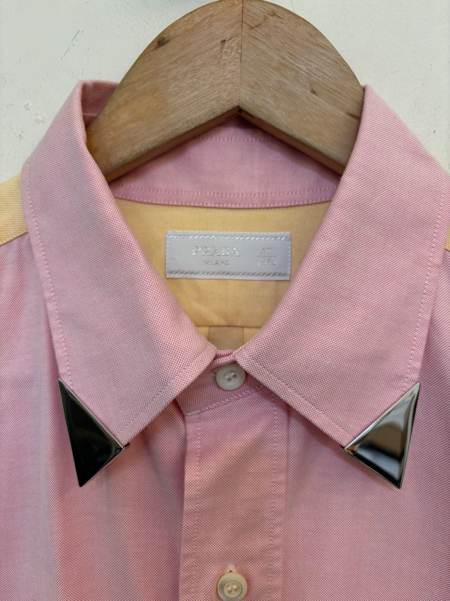 Prada Multi-Color Long Sleeve Button-Up Shirt Size US M / EU 48-50 / 2 - 2 Thumbnail
