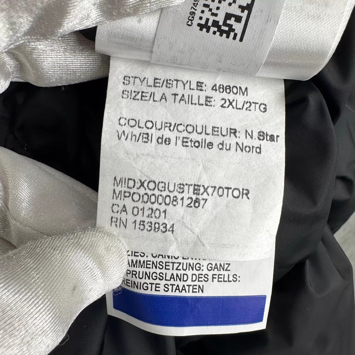 Canada Goose White Heavy Winter Coat with Fur Trimmed Hood - XXL Size US XXL / EU 58 / 5 - 9 Thumbnail