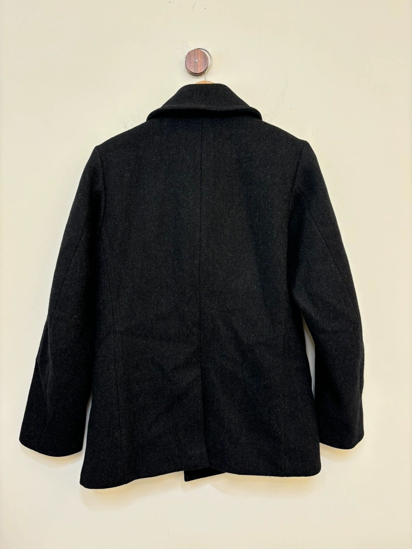 Dries Van Noten Black Double-Breasted Wool Blend Coat Size US M / EU 48-50 / 2 - 7 Thumbnail