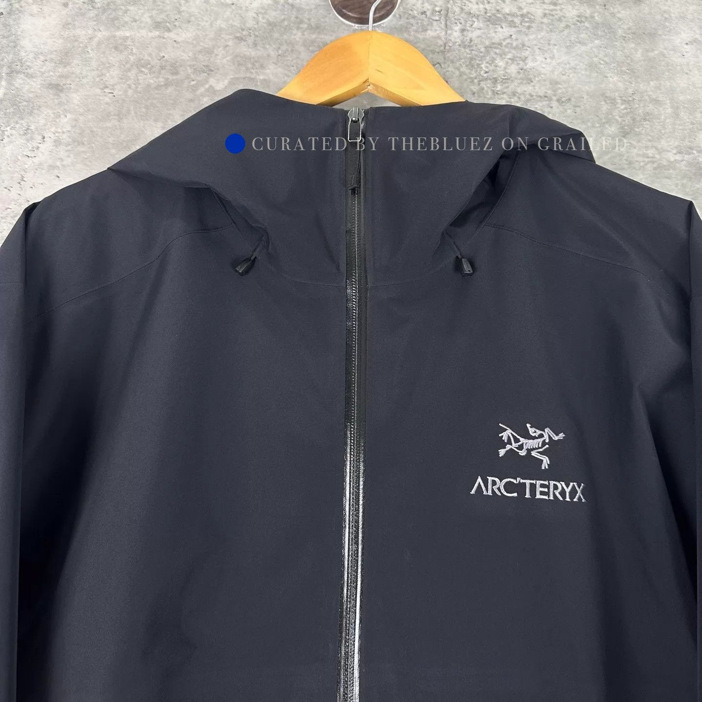 Arc'teryx Black Hooded Zip-Up Jacket XL Size US XL / EU 56 / 4 - 4 Thumbnail