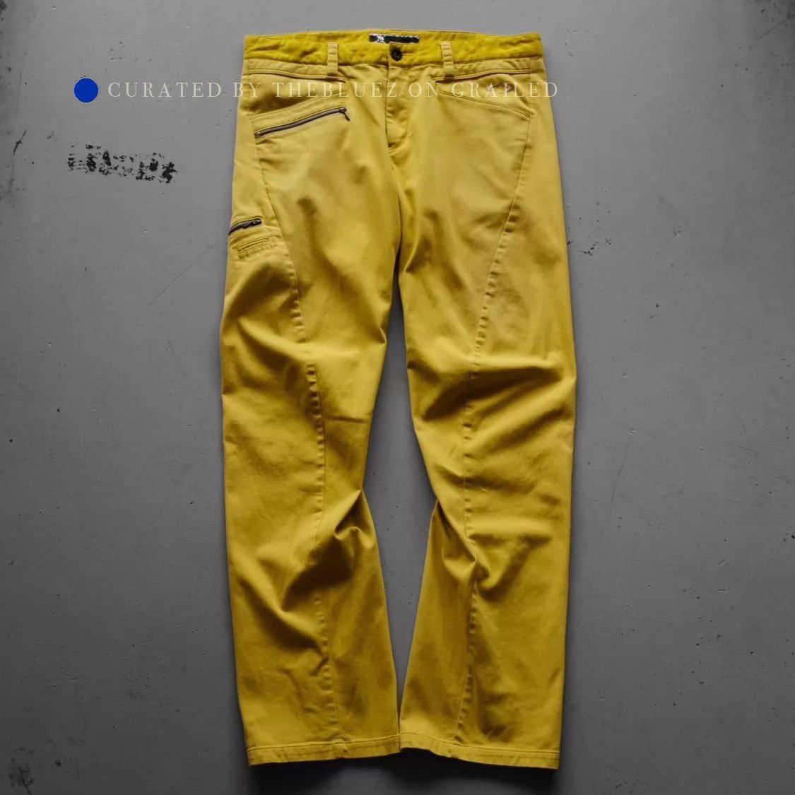 Oakley Yellow Casual Pants Size 36 Size US 36 / EU 52 - 2 Thumbnail