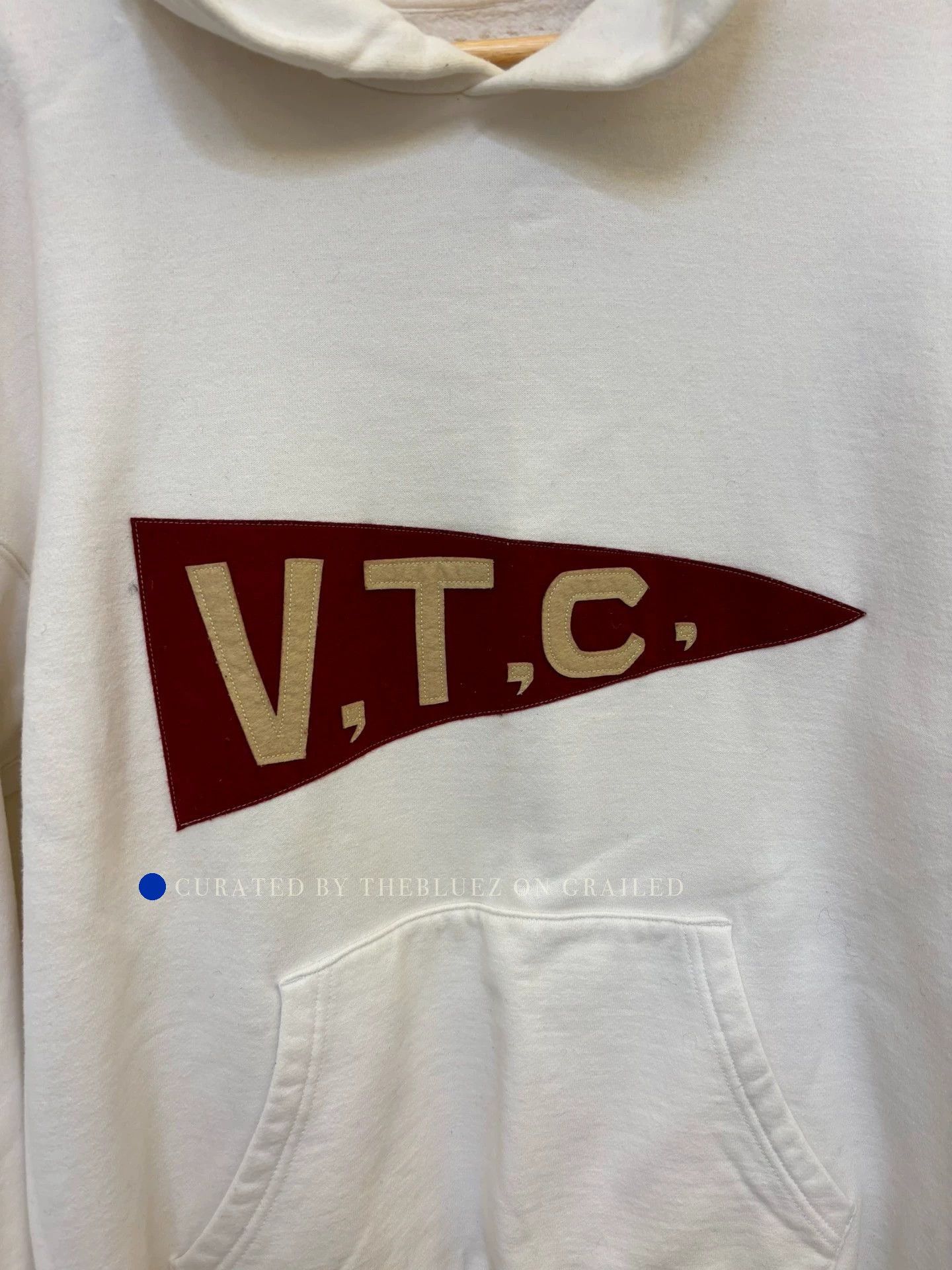 Visvim White V.T.C. Logo Hoodie Size US L / EU 52-54 / 3 - 6 Thumbnail