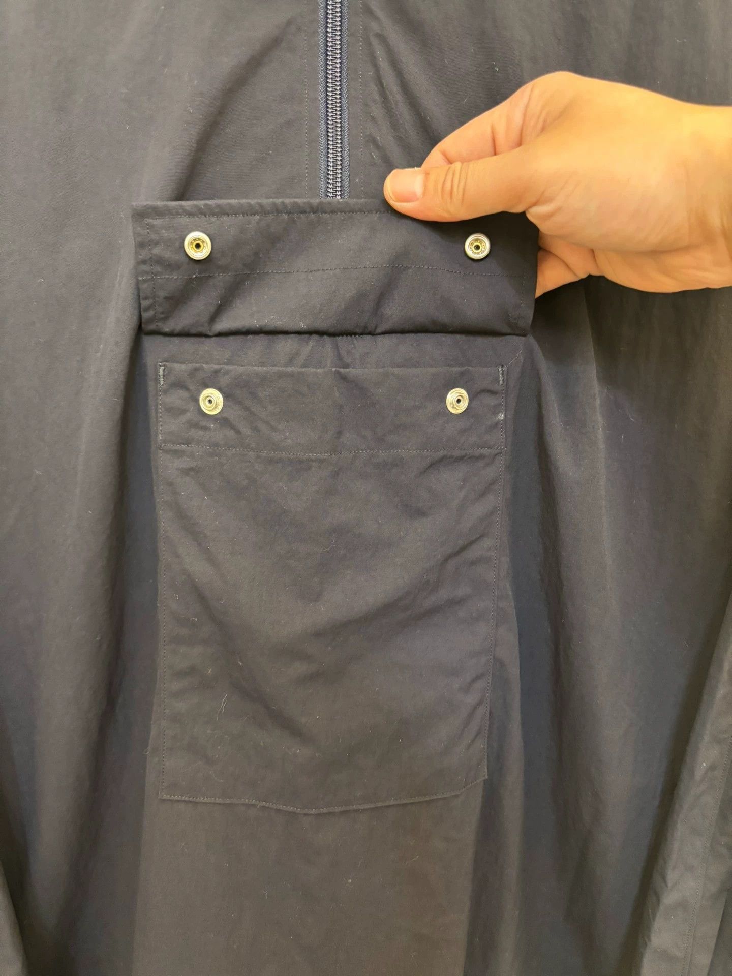 Unlikely Black Half-Zip Lightweight Jacket with Front Pocket Size US L / EU 52-54 / 3 - 4 Thumbnail