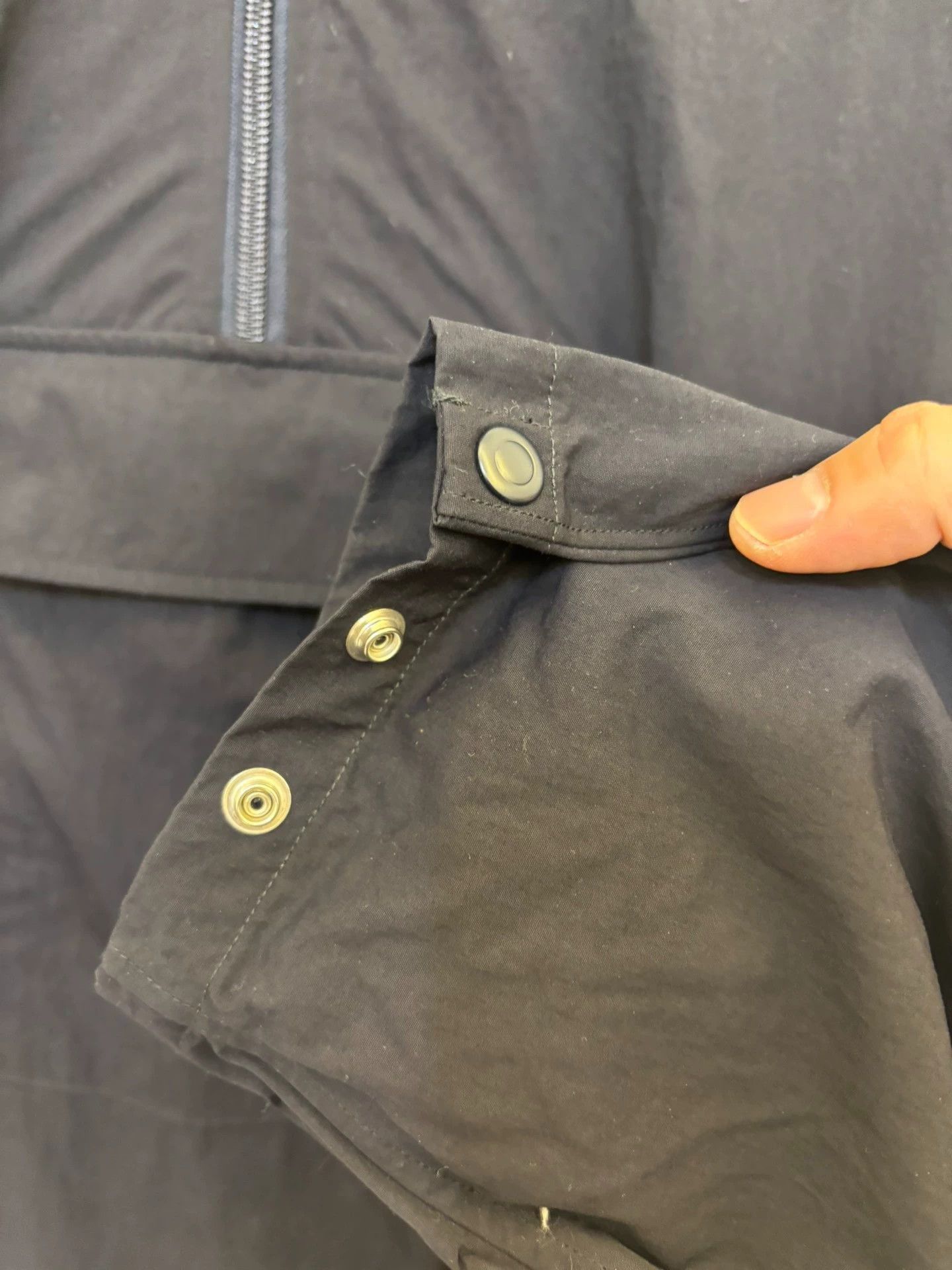 Unlikely Black Half-Zip Lightweight Jacket with Front Pocket Size US L / EU 52-54 / 3 - 5 Thumbnail