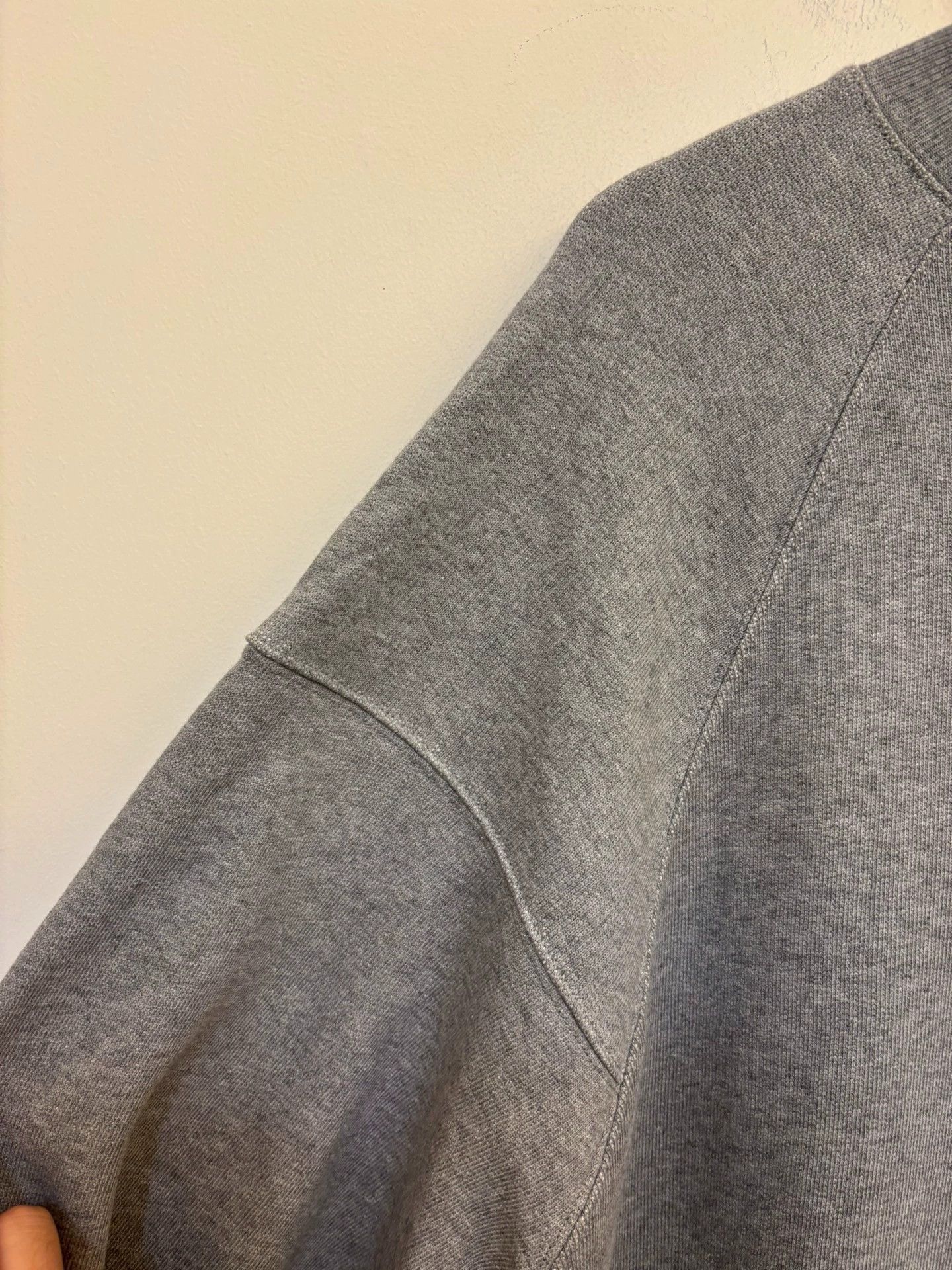 Dries Van Noten Gray Oversized Long Sleeve Sweatshirt - Size L Size US L / EU 52-54 / 3 - 4 Thumbnail