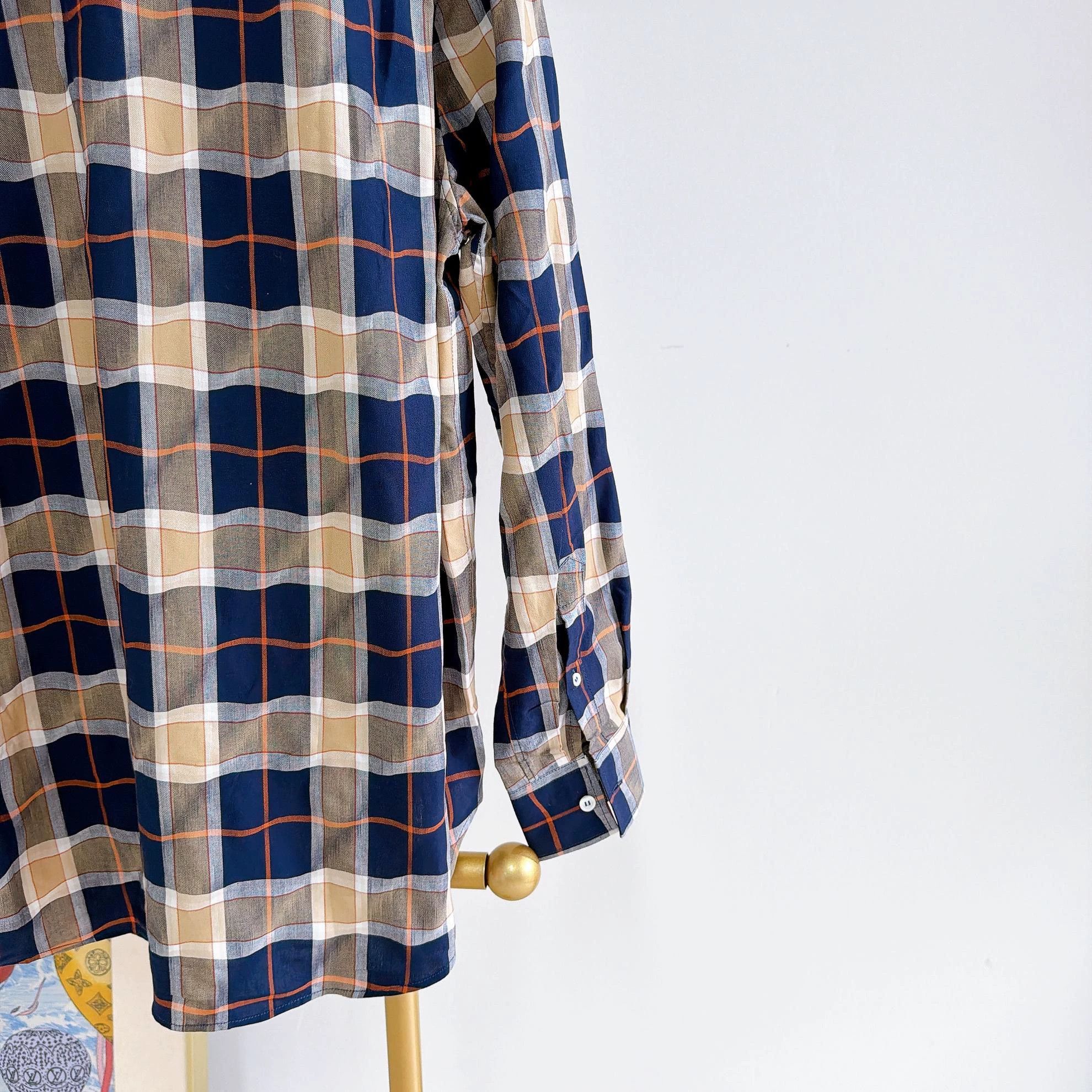 Loewe Multi Plaid Long Sleeve Button-Up Shirt Size US L / EU 52-54 / 3 - 5 Thumbnail