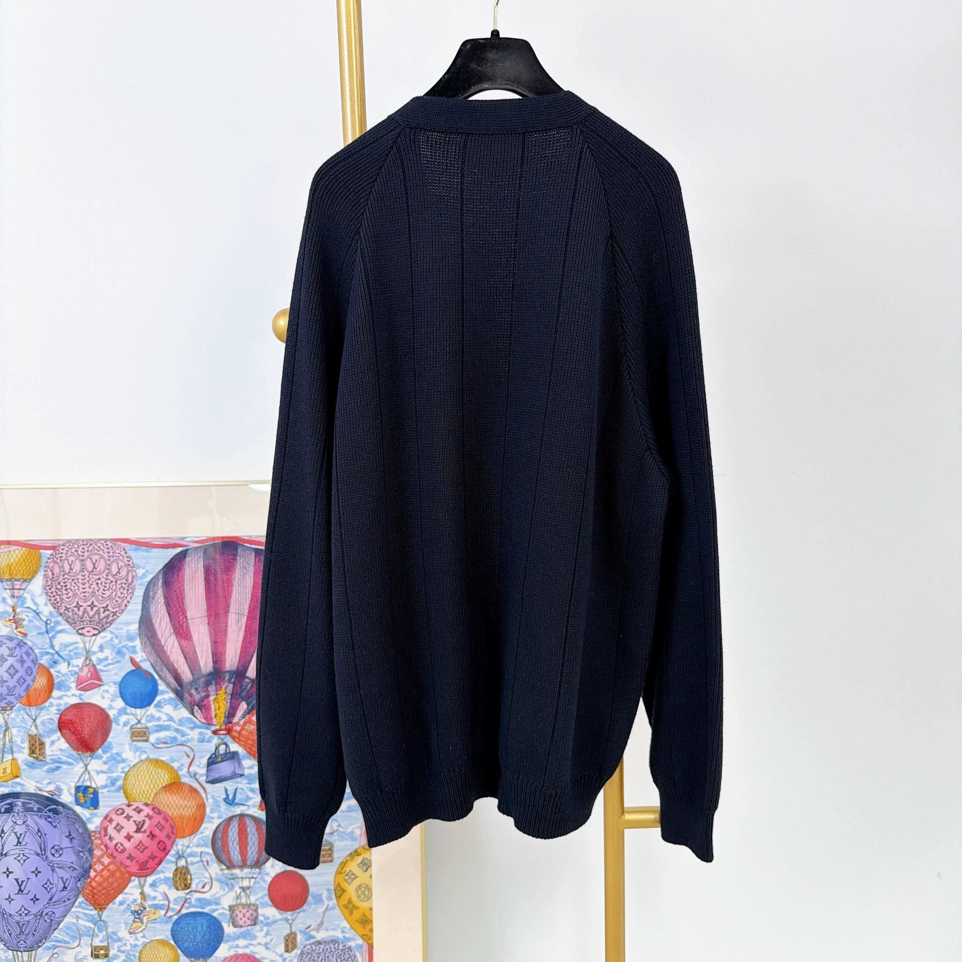 Gucci Blue V-Neck Button Cardigan with Pockets XL Size US XL / EU 56 / 4 - 2 Thumbnail