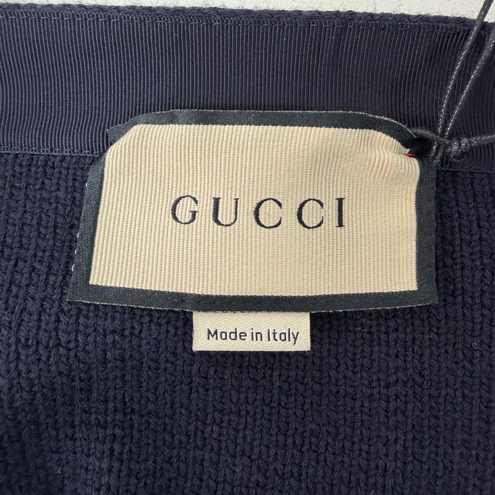 Gucci Blue V-Neck Button Cardigan with Pockets XL Size US XL / EU 56 / 4 - 7 Thumbnail