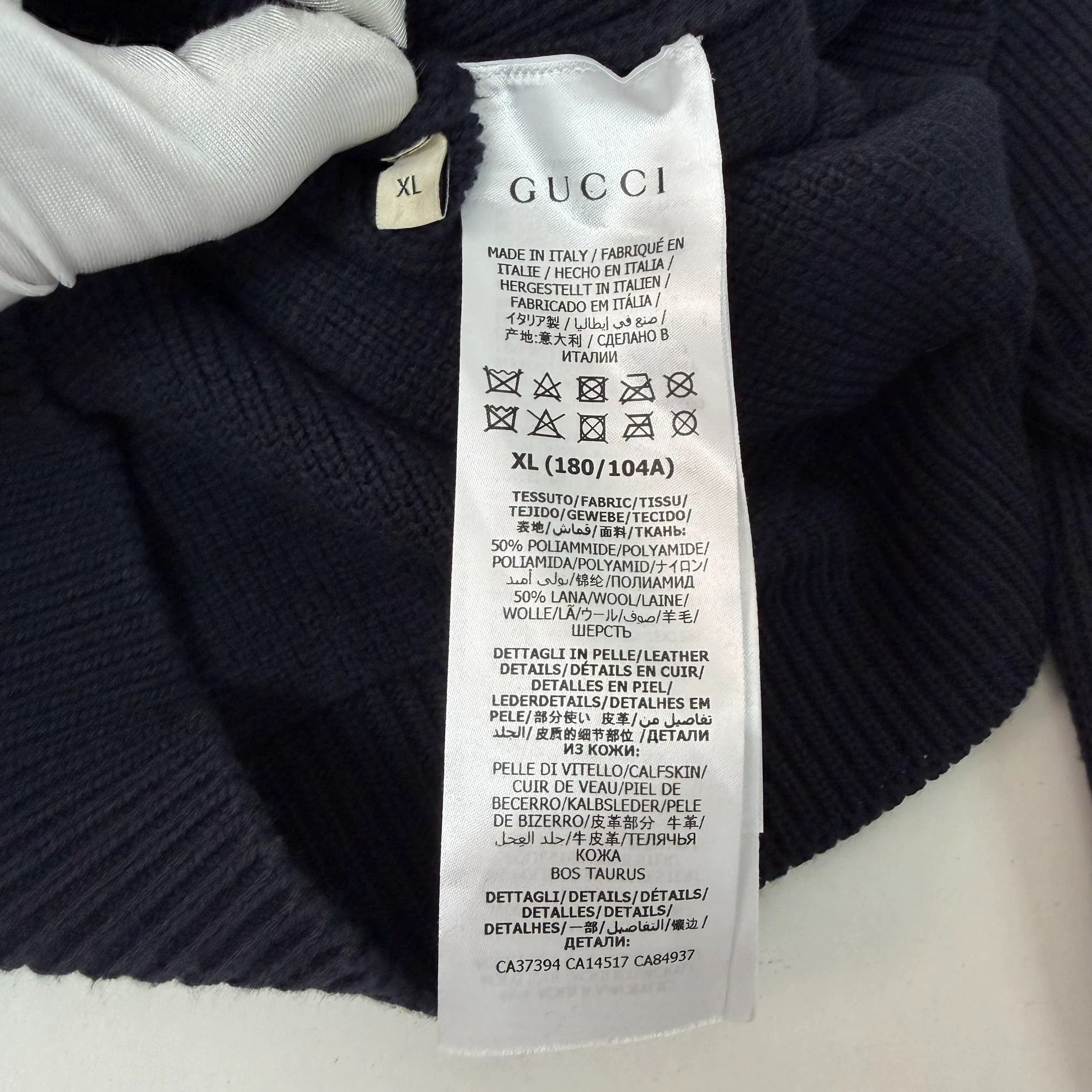 Gucci Blue V-Neck Button Cardigan with Pockets XL Size US XL / EU 56 / 4 - 8 Thumbnail