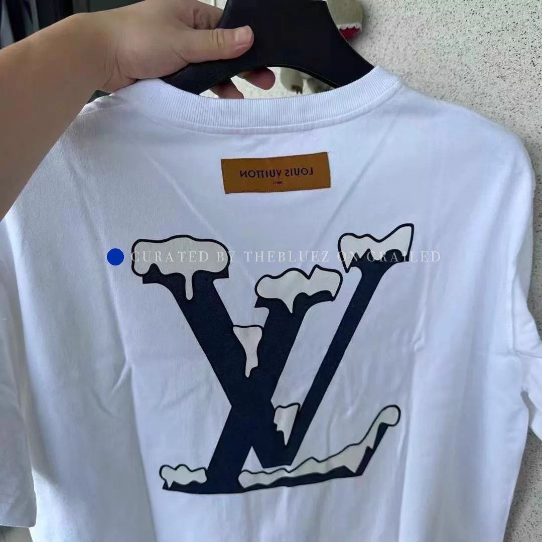 Louis Vuitton White Graphic Short Sleeve T-Shirt Size US XL / EU 56 / 4 - 3 Thumbnail