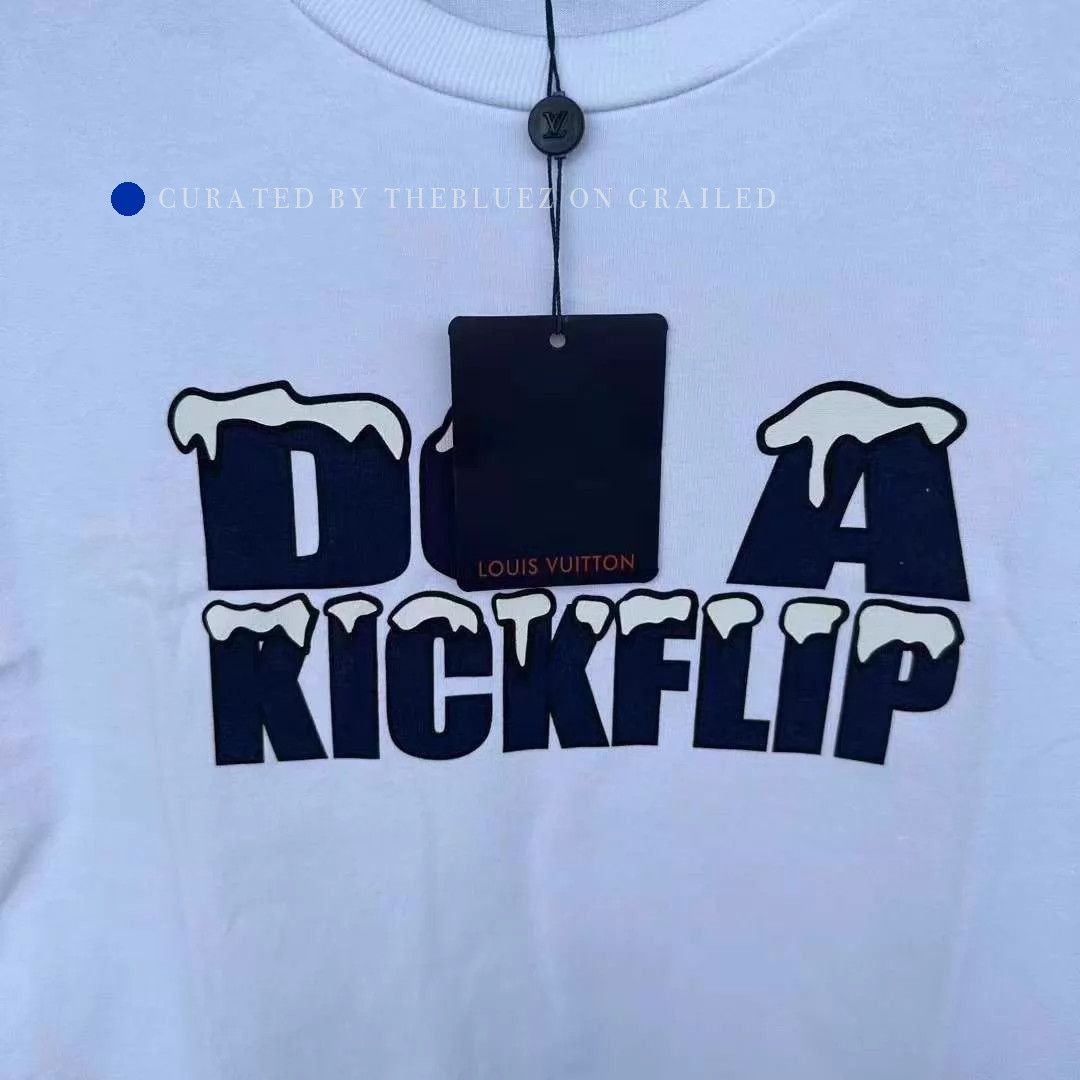 Louis Vuitton White Graphic Short Sleeve T-Shirt Size US XL / EU 56 / 4 - 2 Thumbnail