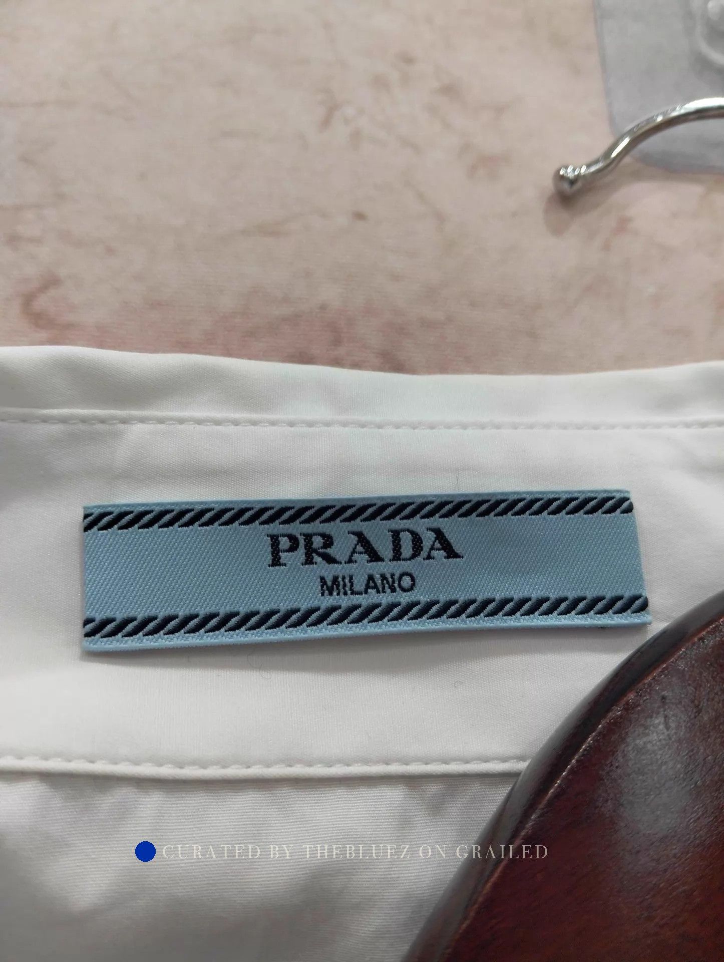 Prada White Long-Sleeve Button-Up Shirt Size US S / EU 44-46 / 1 - 4 Thumbnail