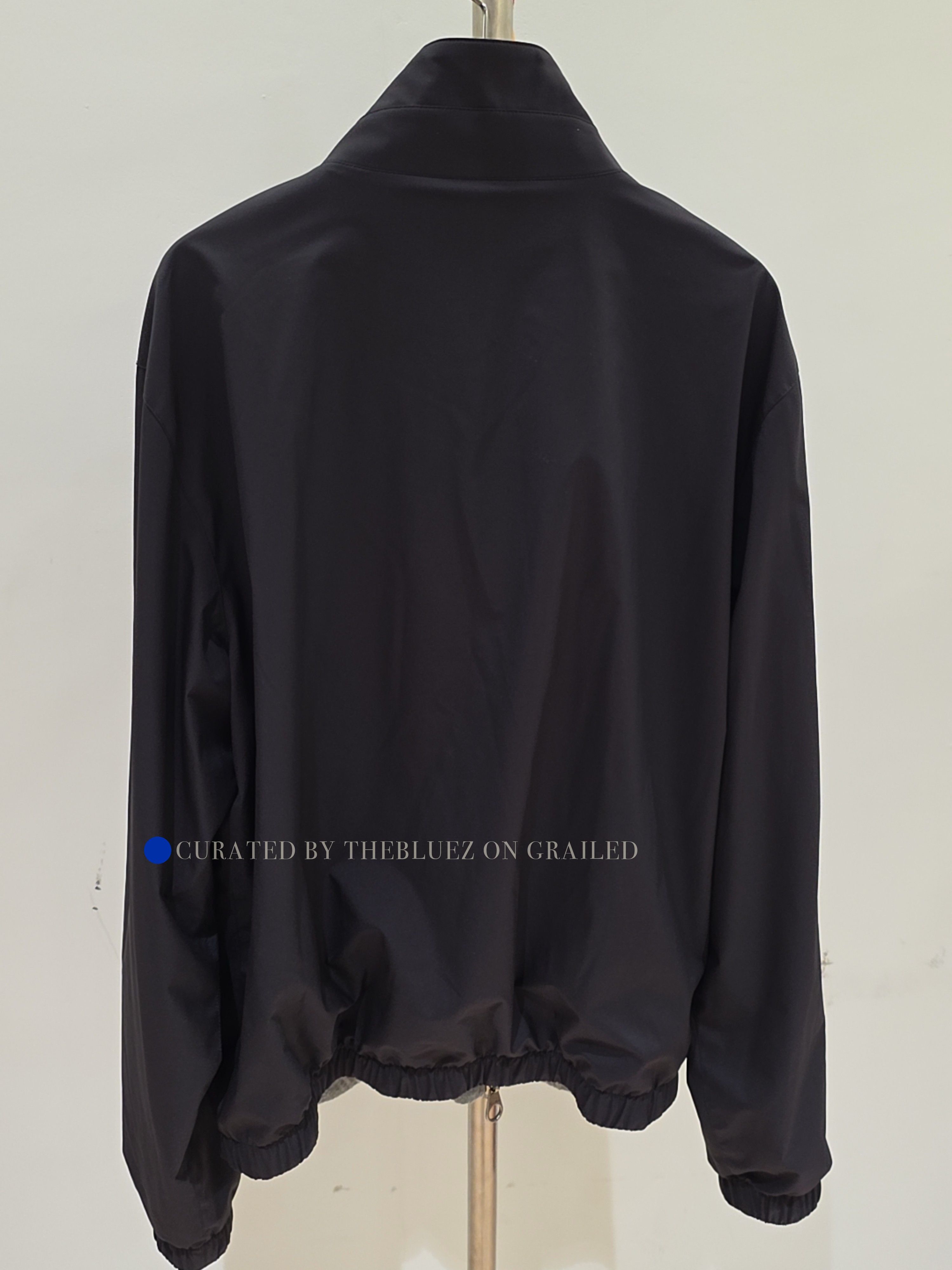 Loro Piana Black Zip-Front High Collar Bomber Jacket Size US L / EU 52-54 / 3 - 2 Thumbnail
