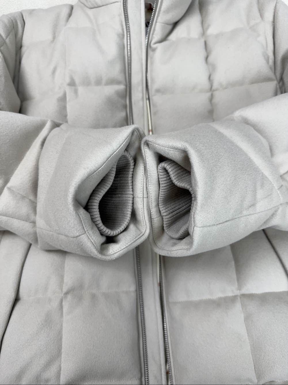 Loro Piana Beige Puffer Jacket with High Collar - XS Size US XS / EU 42 / 0 - 7 Thumbnail