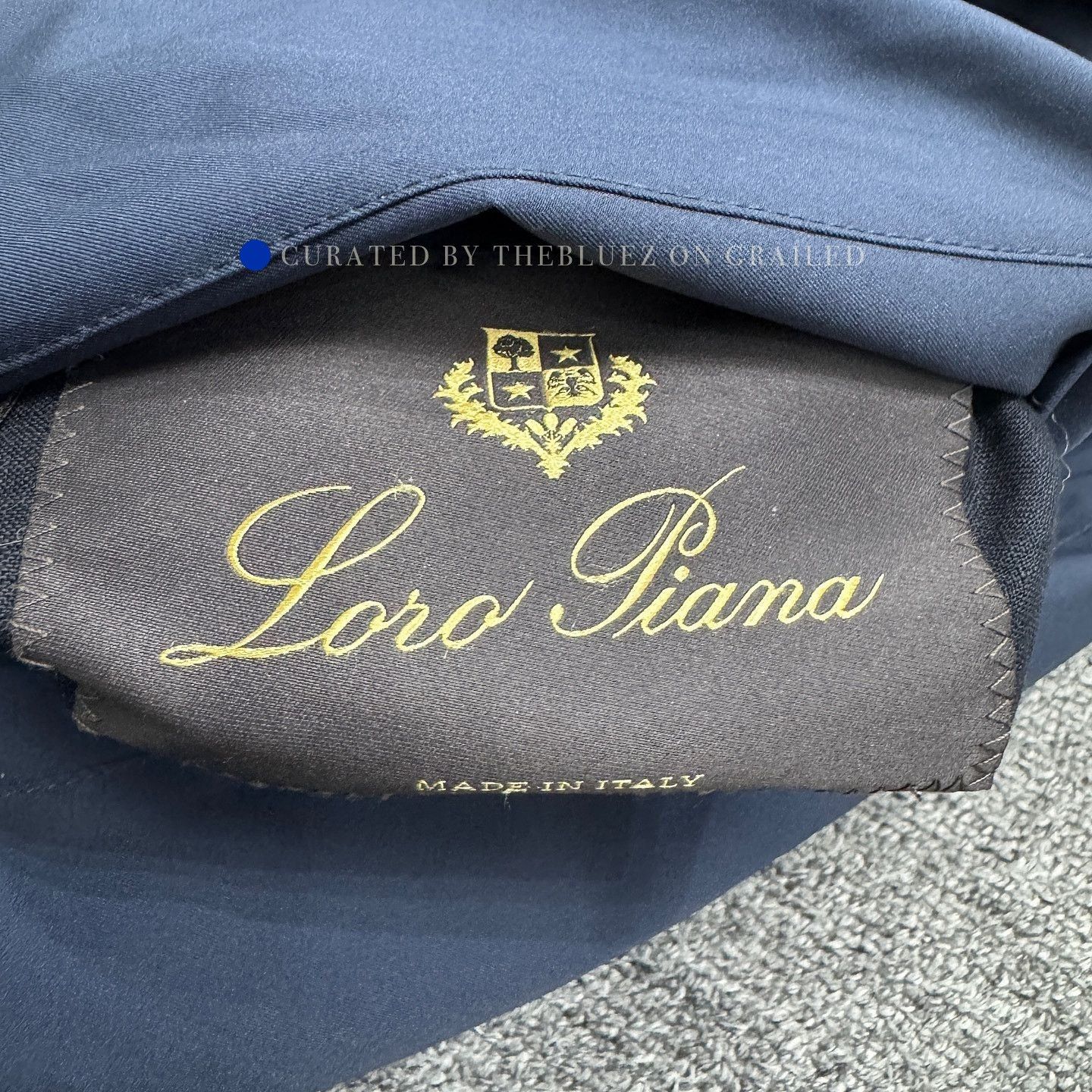 Loro Piana Blue Lightweight Zip-Front Jacket Size M Size US M / EU 48-50 / 2 - 3 Thumbnail