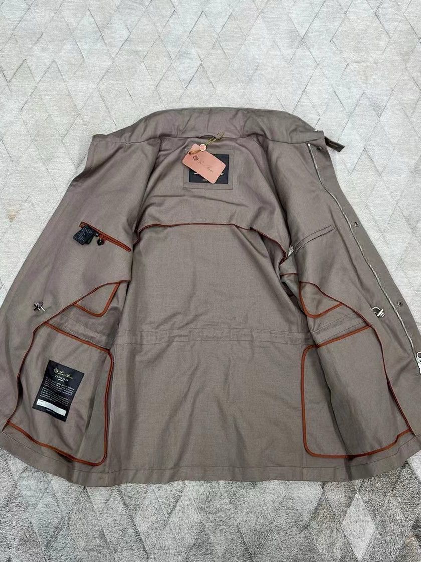 Loro Piana Brown Utility Jacket with Pockets - Size M Size US M / EU 48-50 / 2 - 4 Thumbnail