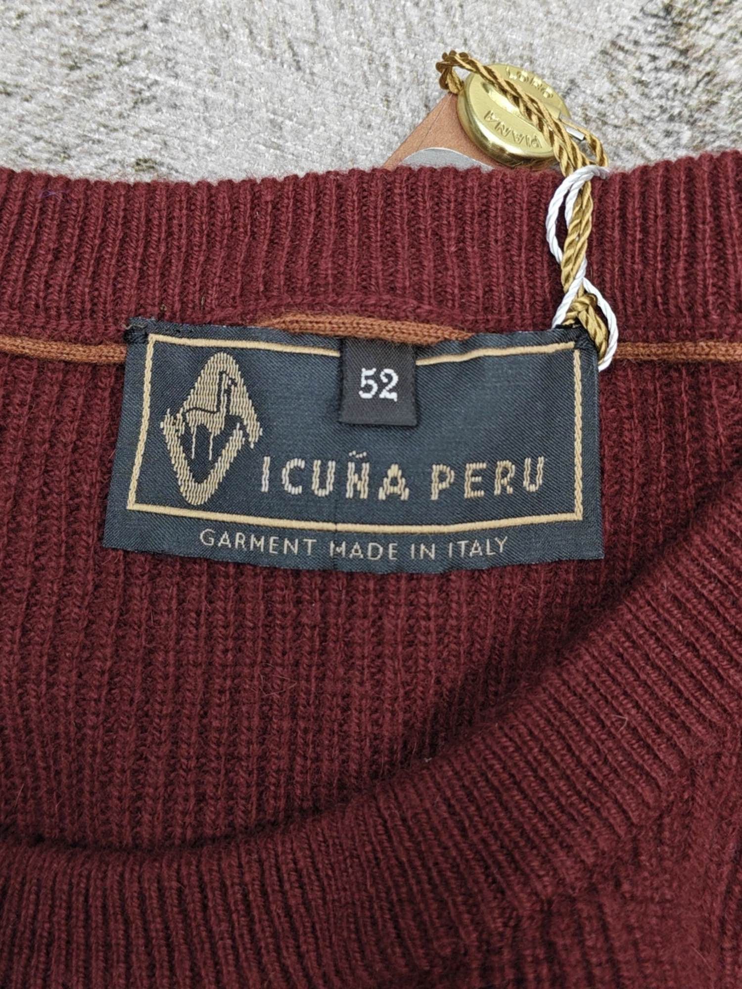 Loro Piana Red Crewneck Sweater Size L Size US L / EU 52-54 / 3 - 3 Thumbnail