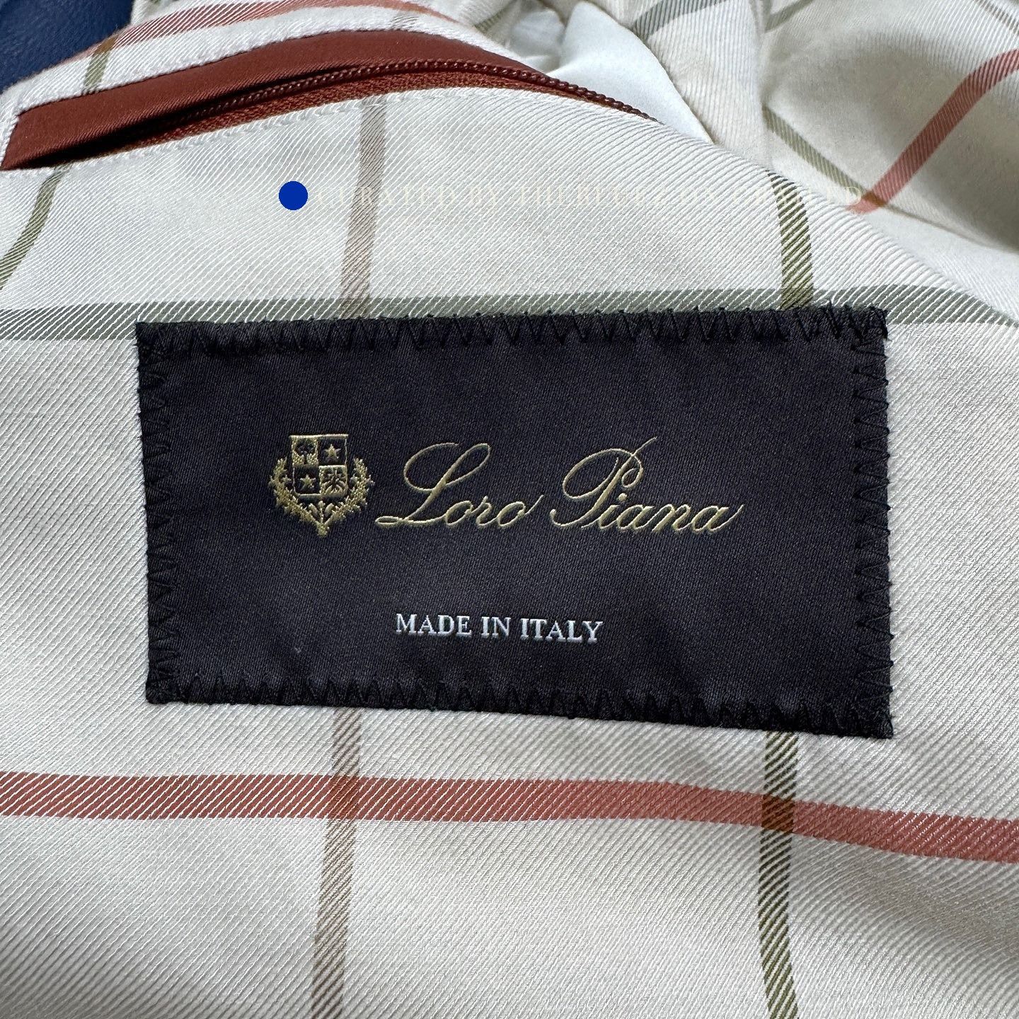 Loro Piana Blue Leather Bomber Jacket Size S Size US S / EU 44-46 / 1 - 4 Thumbnail