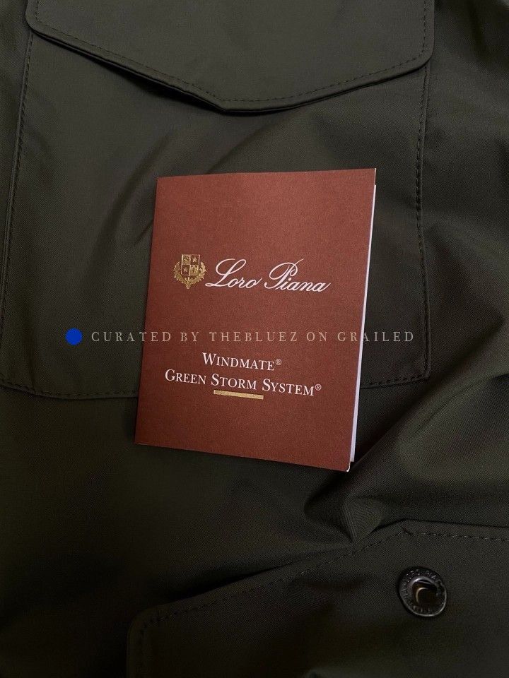 Loro Piana Green Utility Jacket with Multiple Pockets Size US M / EU 48-50 / 2 - 5 Thumbnail