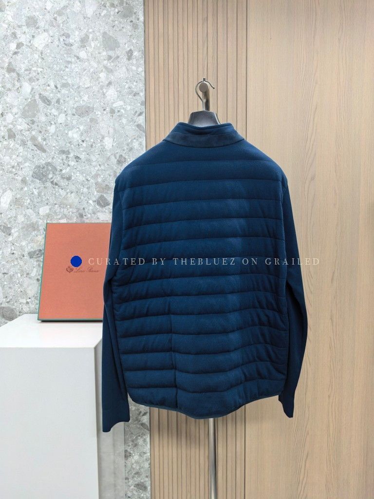 Loro Piana Blue Quilted Lightweight Jacket - XXL Size US XXL / EU 58 / 5 - 2 Thumbnail