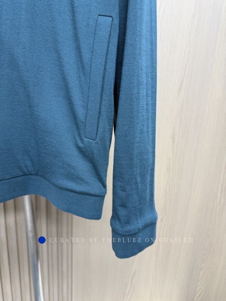 Loro Piana Green Zip-Up Hoodie - Size S Size US S / EU 44-46 / 1 - 5 Thumbnail