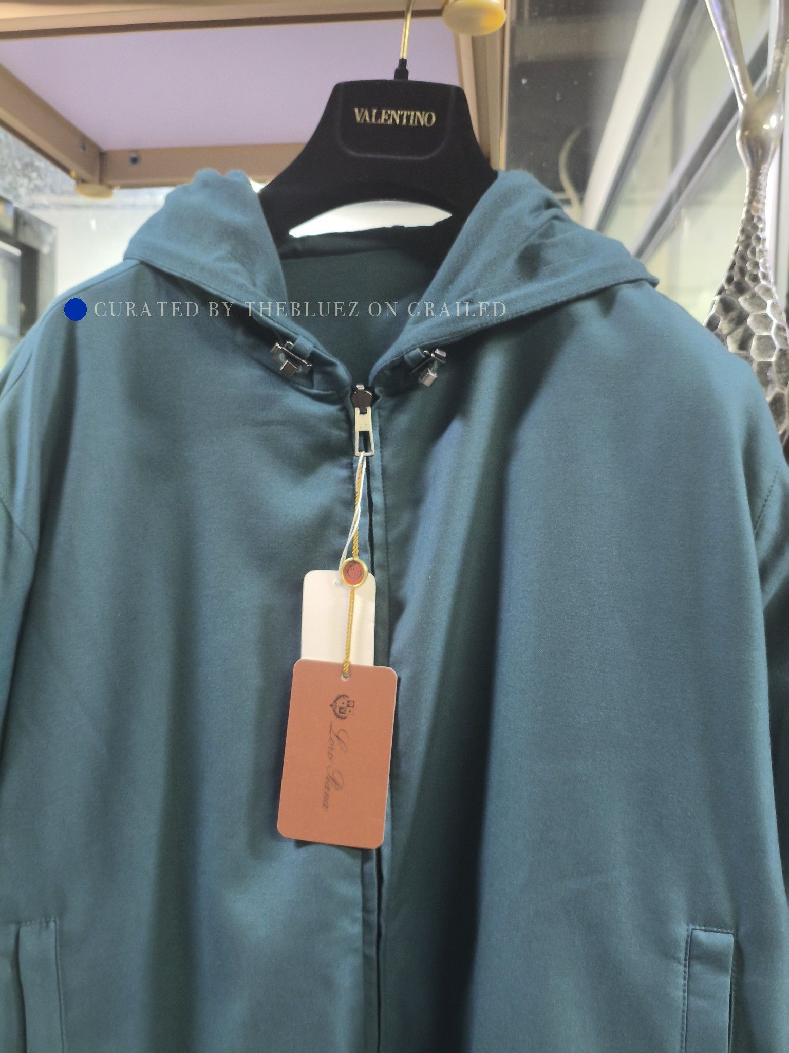 Loro Piana Green Raincoat with Rain System - Size L Size US L / EU 52-54 / 3 - 4 Thumbnail