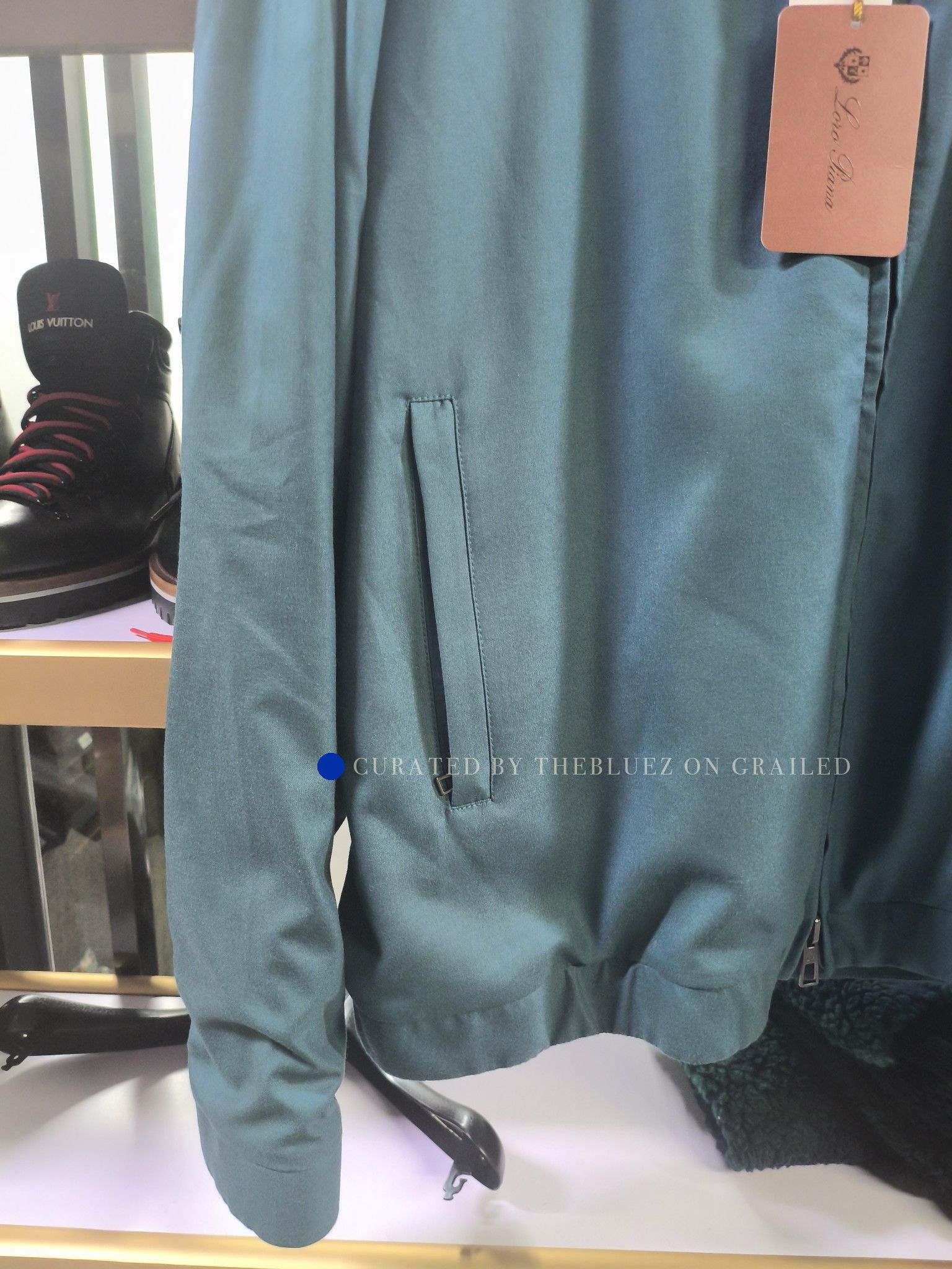 Loro Piana Green Raincoat with Rain System - Size L Size US L / EU 52-54 / 3 - 3 Thumbnail