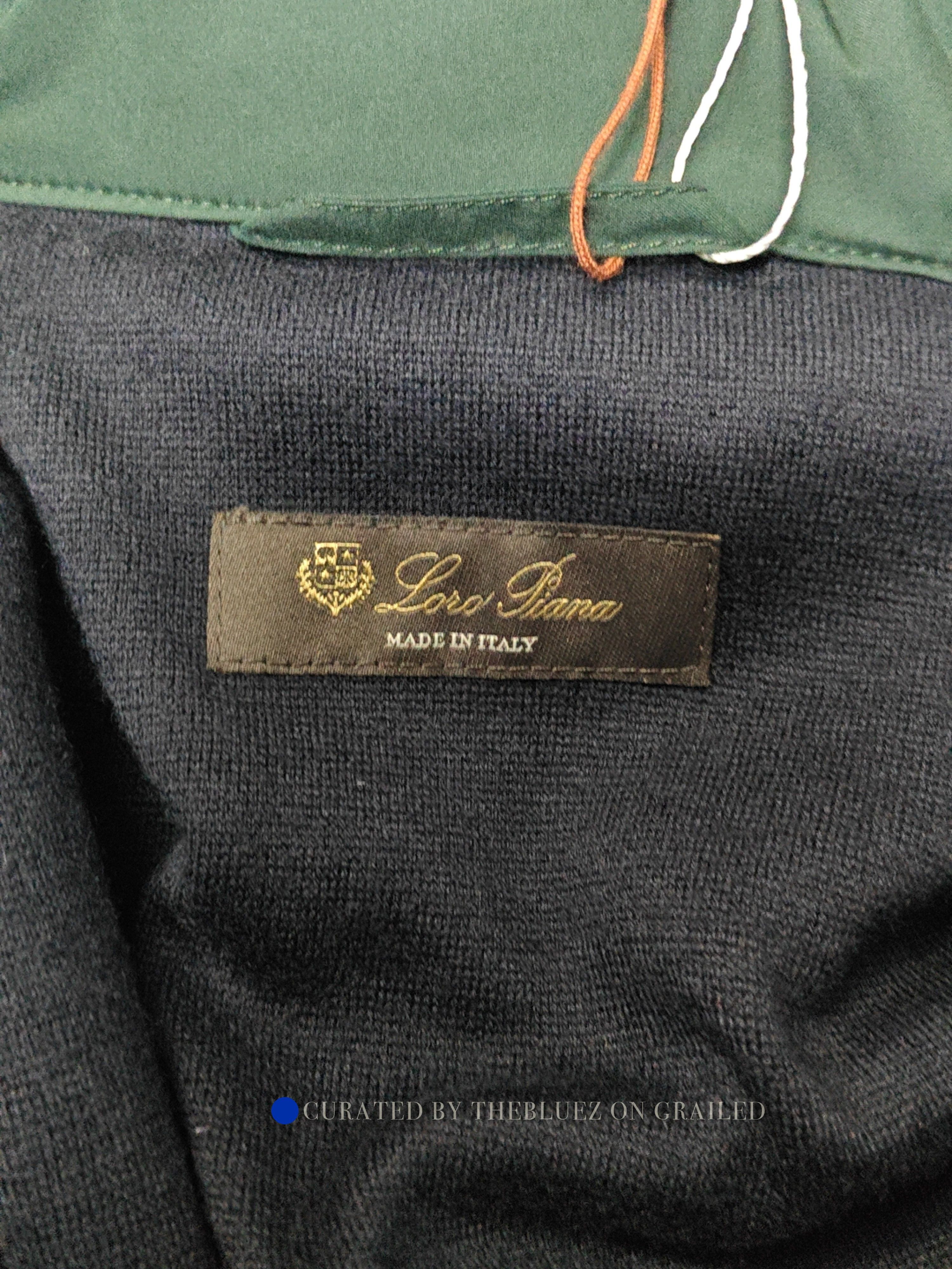 Loro Piana Green Utility Jacket with Multiple Pockets - Size M Size US M / EU 48-50 / 2 - 3 Thumbnail