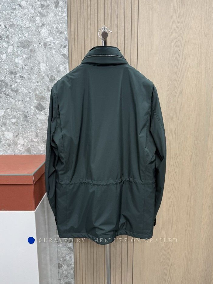 Loro Piana Green Utility Jacket with Multiple Pockets - Size M Size US M / EU 48-50 / 2 - 2 Thumbnail