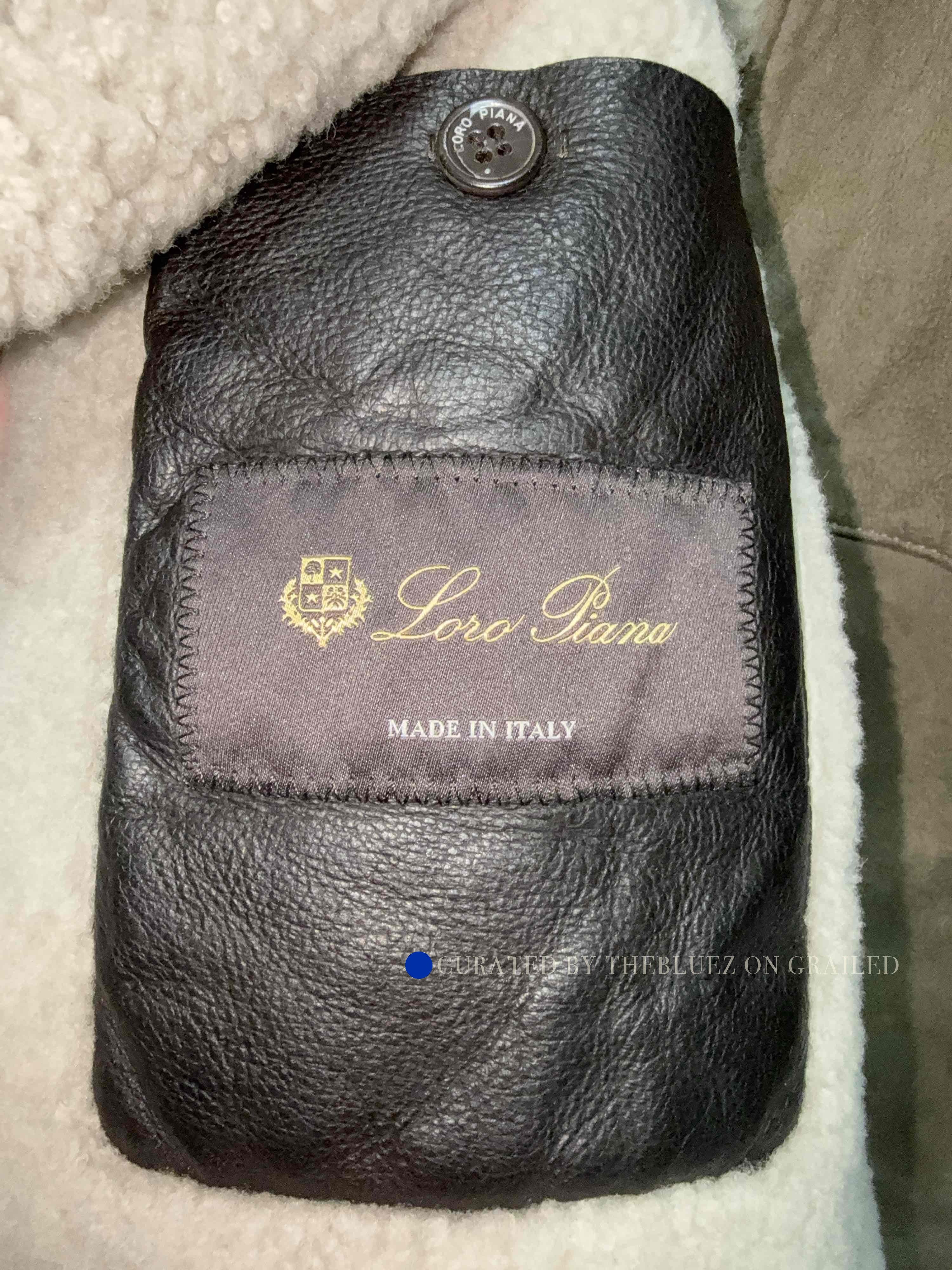 Loro Piana Beige Shearling-Lined Leather Coat Size S Size US S / EU 44-46 / 1 - 3 Thumbnail