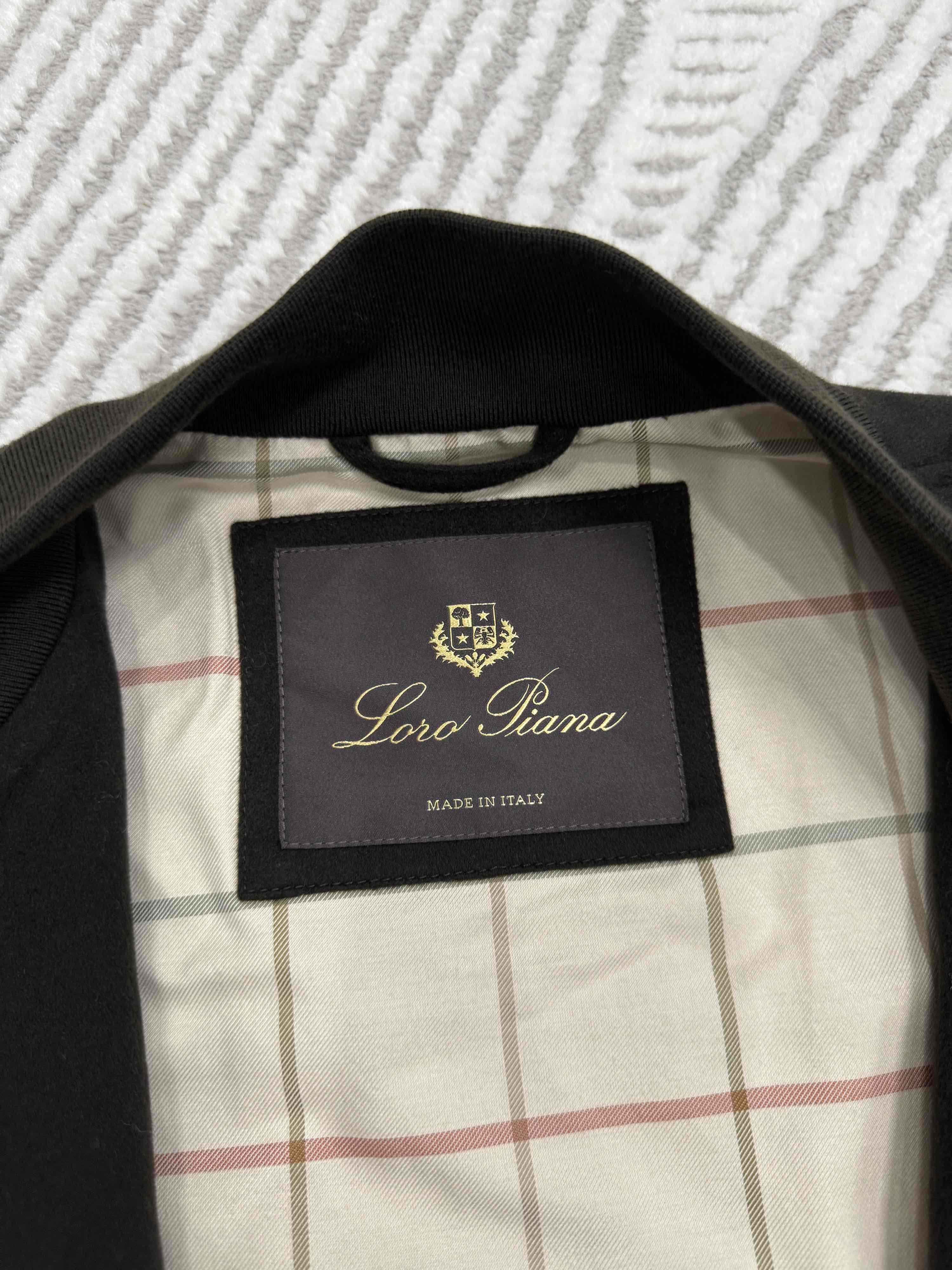 Loro Piana Black Zip-Front Bomber Jacket Size US S / EU 44-46 / 1 - 2 Thumbnail