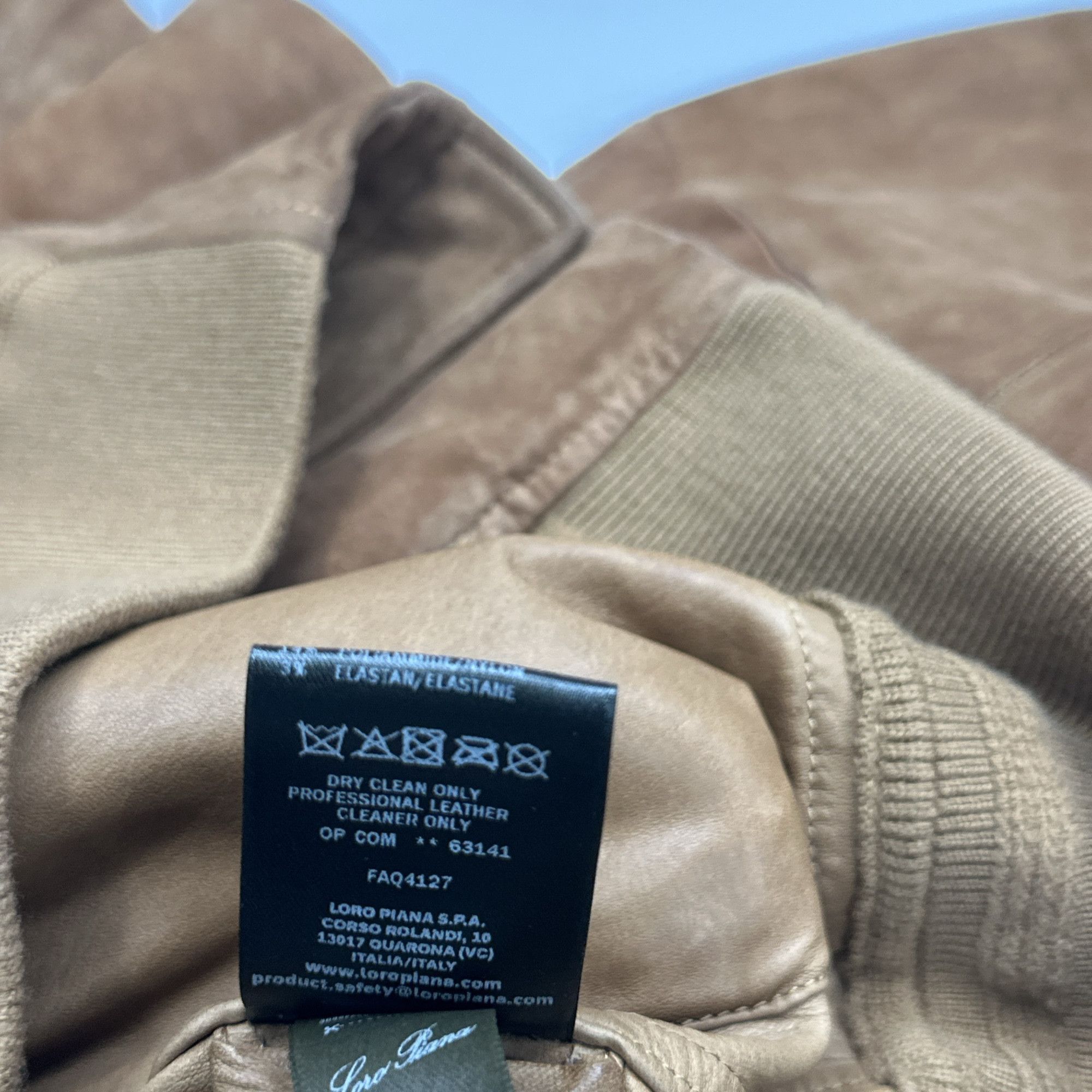 Loro Piana Brown Suede Bomber Jacket Size M Size US M / EU 48-50 / 2 - 6 Thumbnail