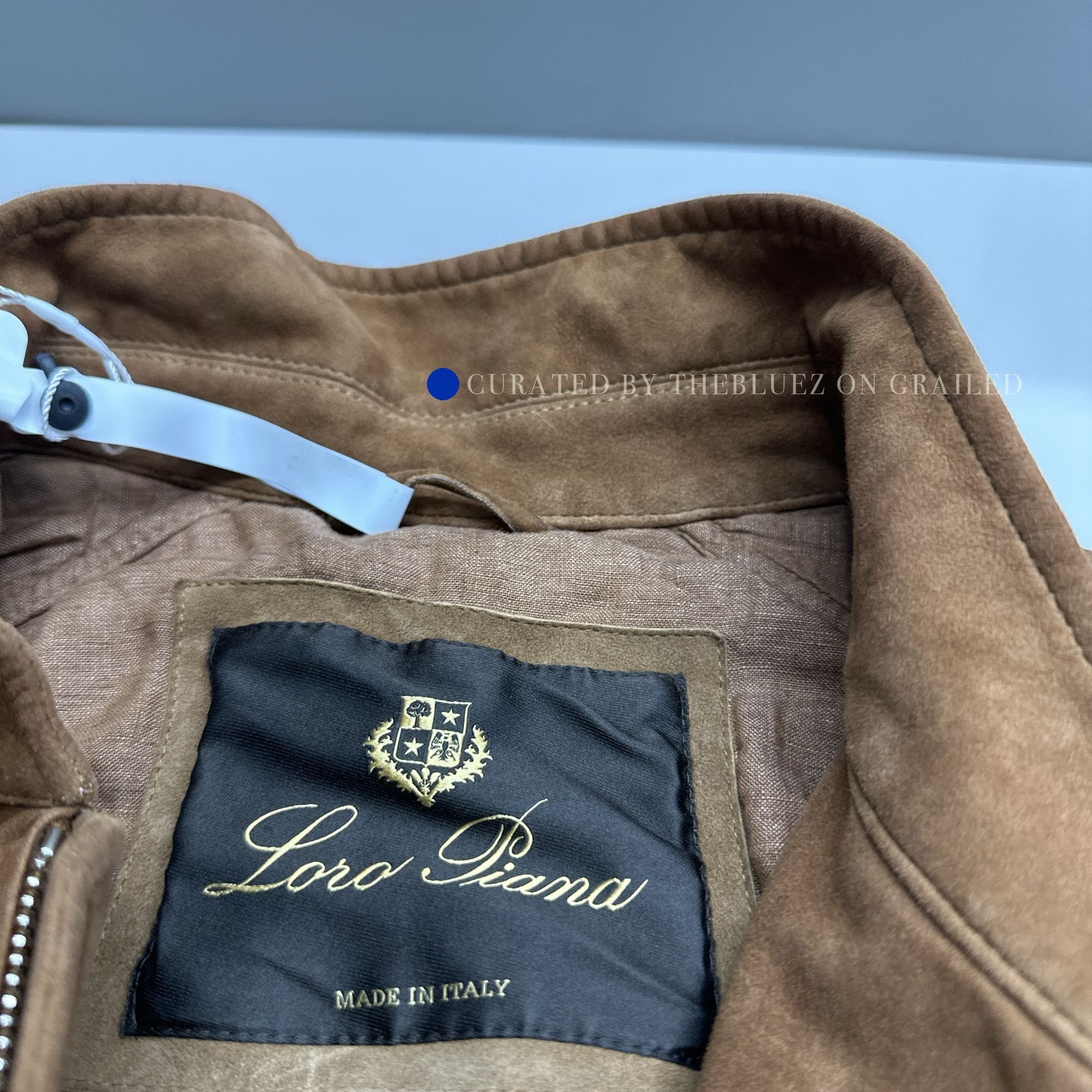 Loro Piana Brown Suede Bomber Jacket Size M Size US M / EU 48-50 / 2 - 3 Thumbnail
