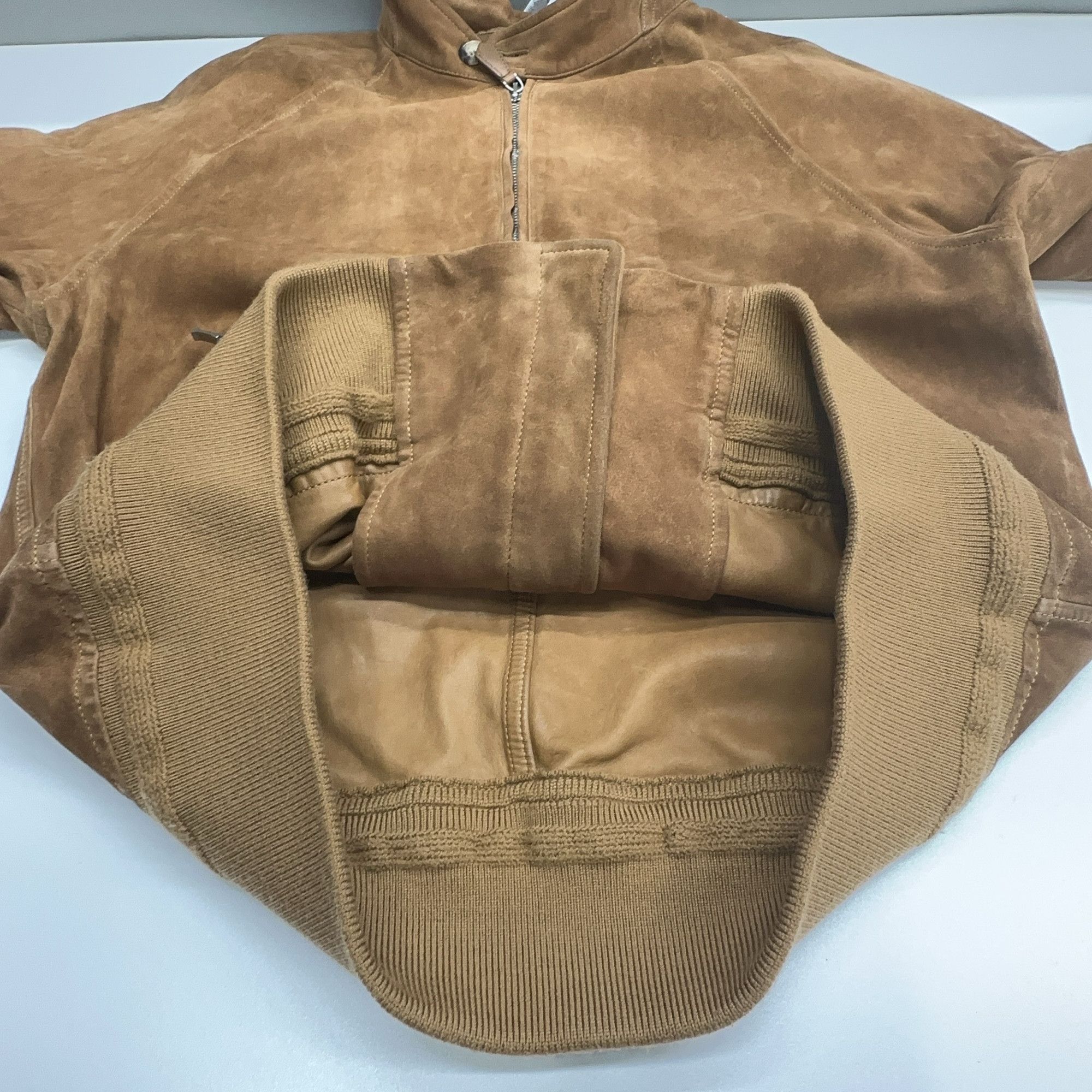 Loro Piana Brown Suede Bomber Jacket Size M Size US M / EU 48-50 / 2 - 9 Thumbnail