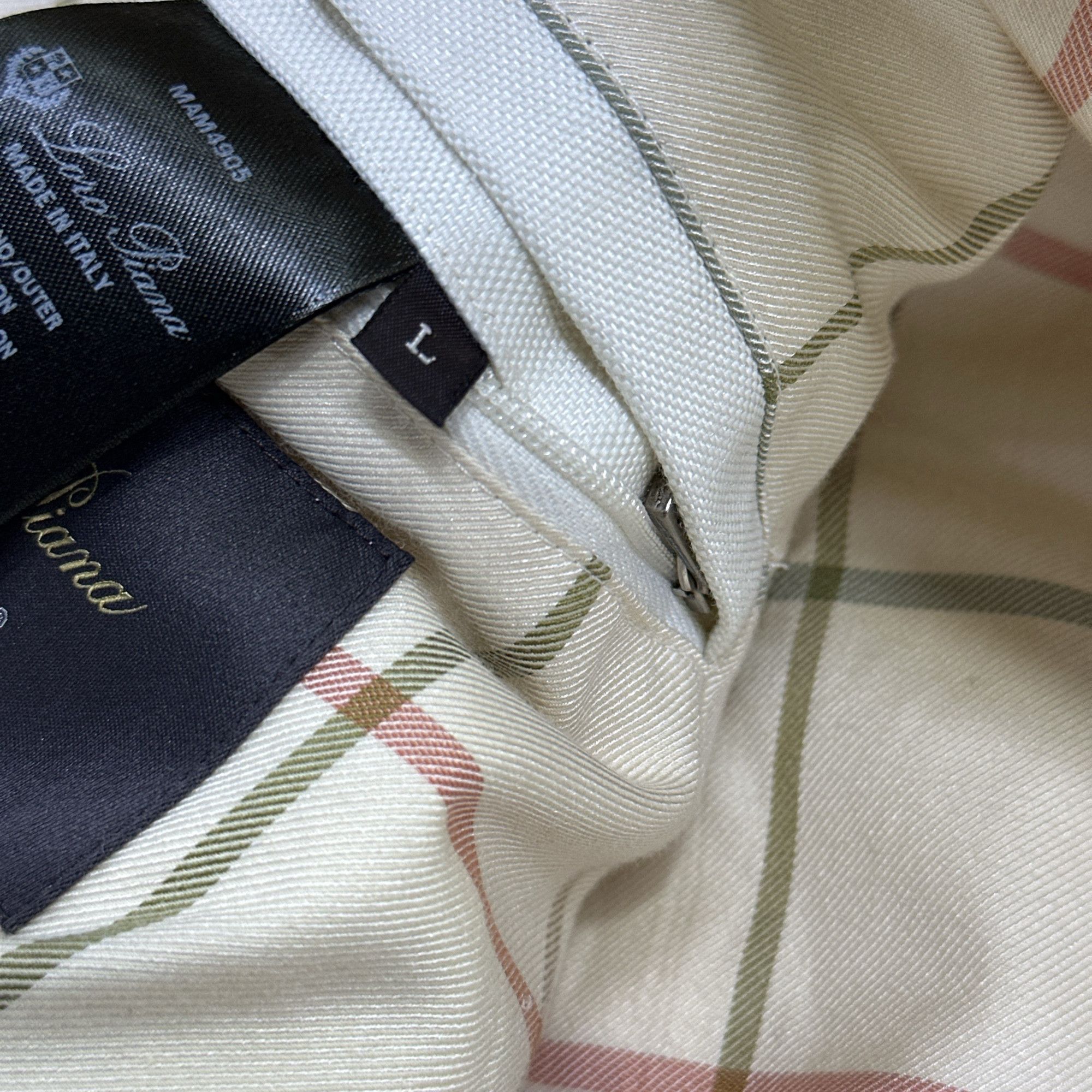 Loro Piana White Hooded Zip-Up Jacket Size L Size US L / EU 52-54 / 3 - 6 Thumbnail