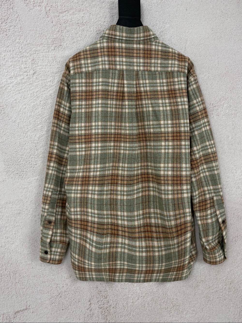 Loro Piana Plaid Long-Sleeve Button-Up Shirt Size US L / EU 52-54 / 3 - 2 Thumbnail