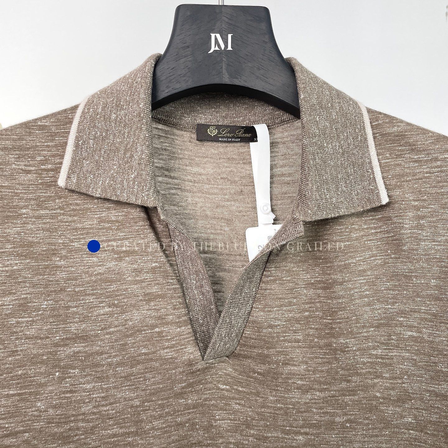 Loro Piana Brown Short-Sleeve Polo Shirt Size US XL / EU 56 / 4 - 3 Thumbnail