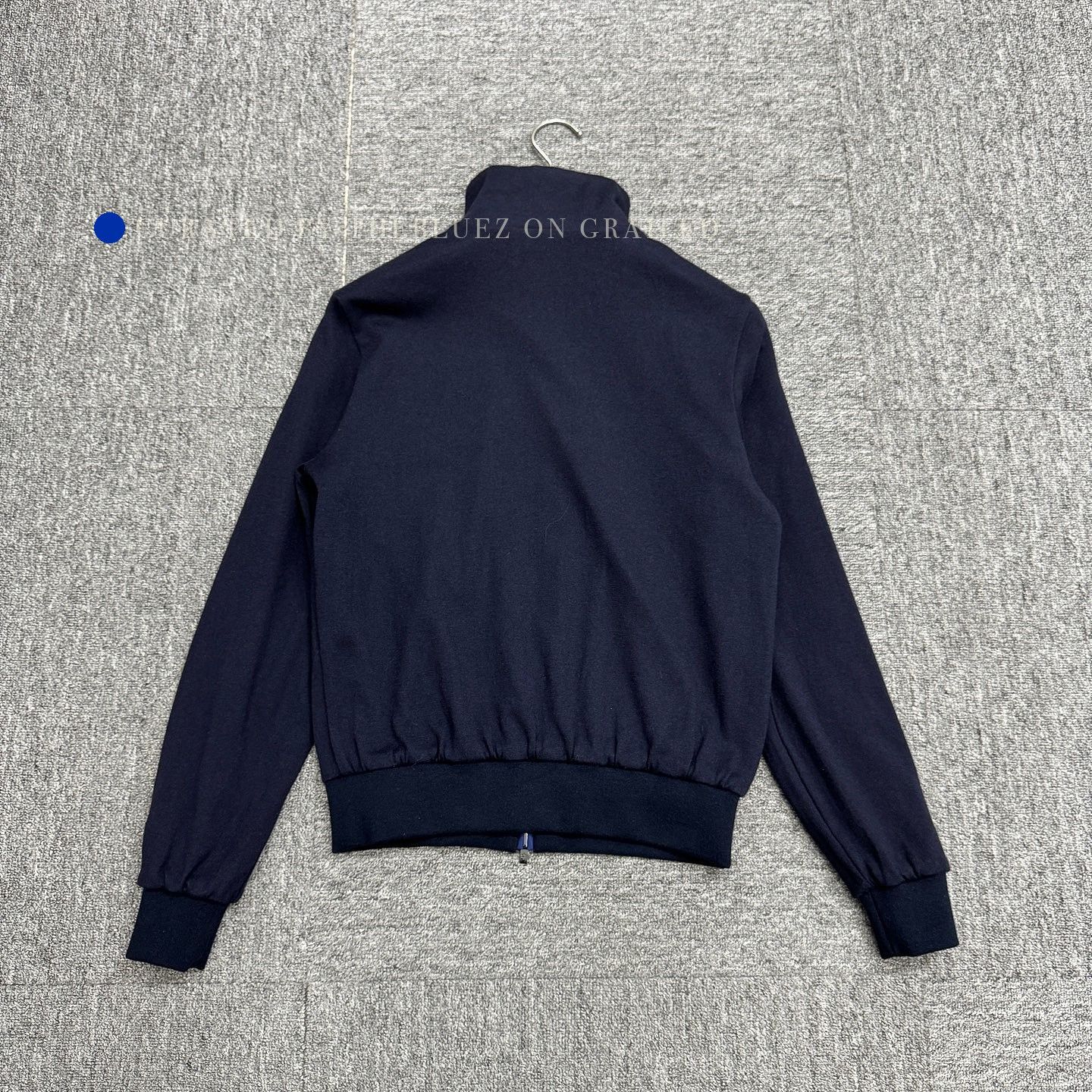 Loro Piana Blue Lightweight Zip-Up Jacket Size S Size US S / EU 44-46 / 1 - 8 Thumbnail